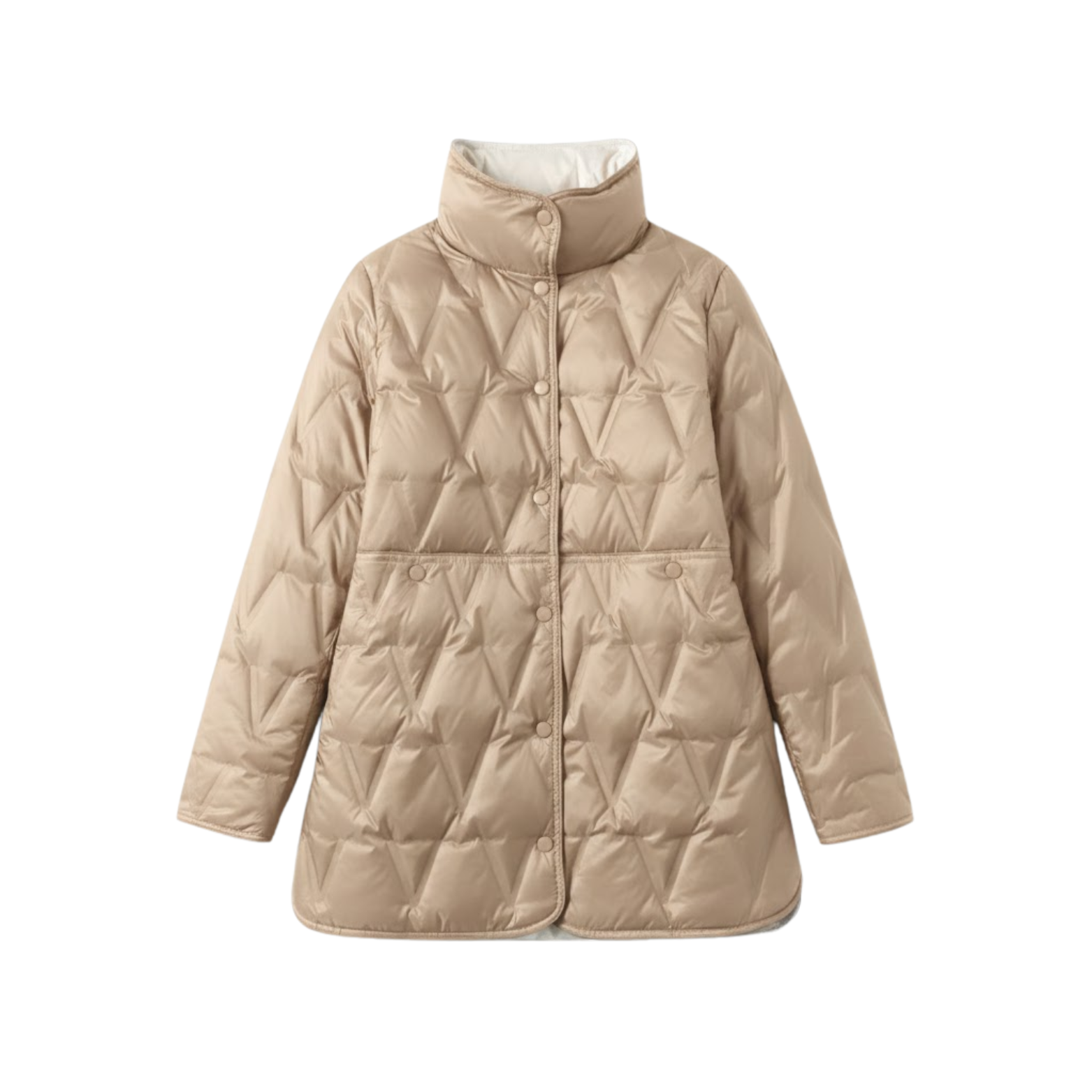 Manteau Long en Jean Femme avec Doublure en Mouton et Col en Fausse Fourrure