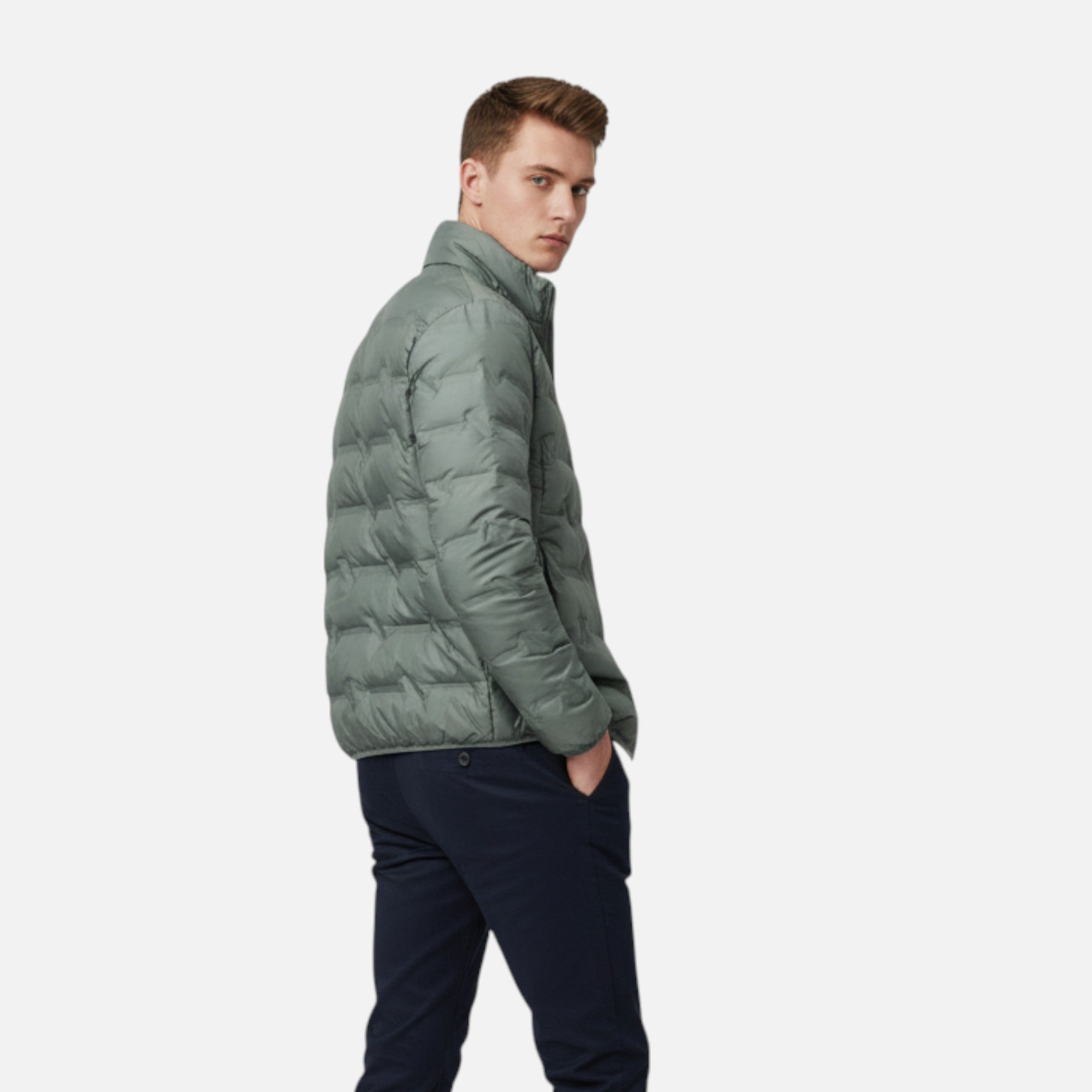 Ancienne Monde | Chaqueta acolchada de invierno para hombre con cuello alto