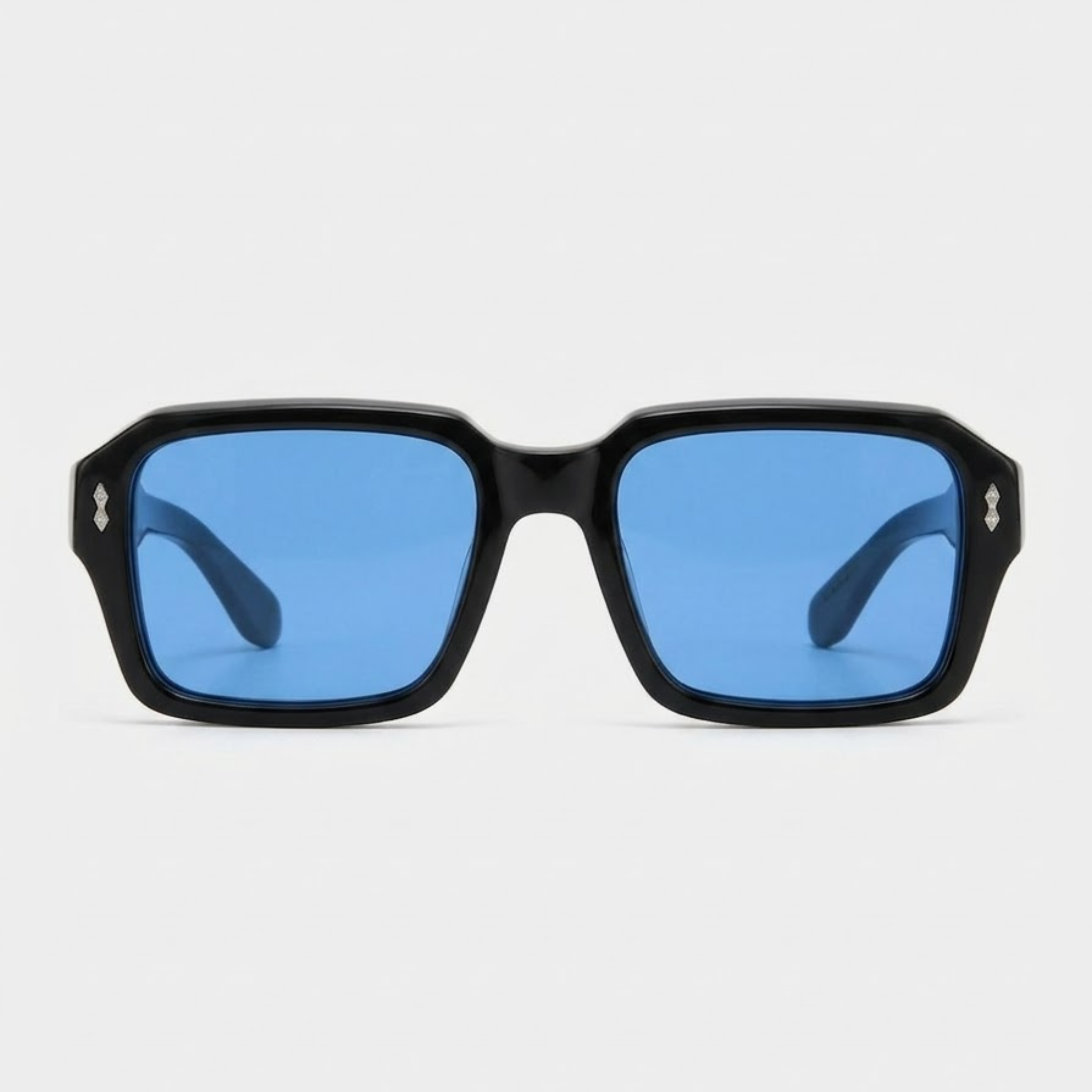 Lunettes de soleil carrées vintage avec verres TAC et protection UV400 unisexe