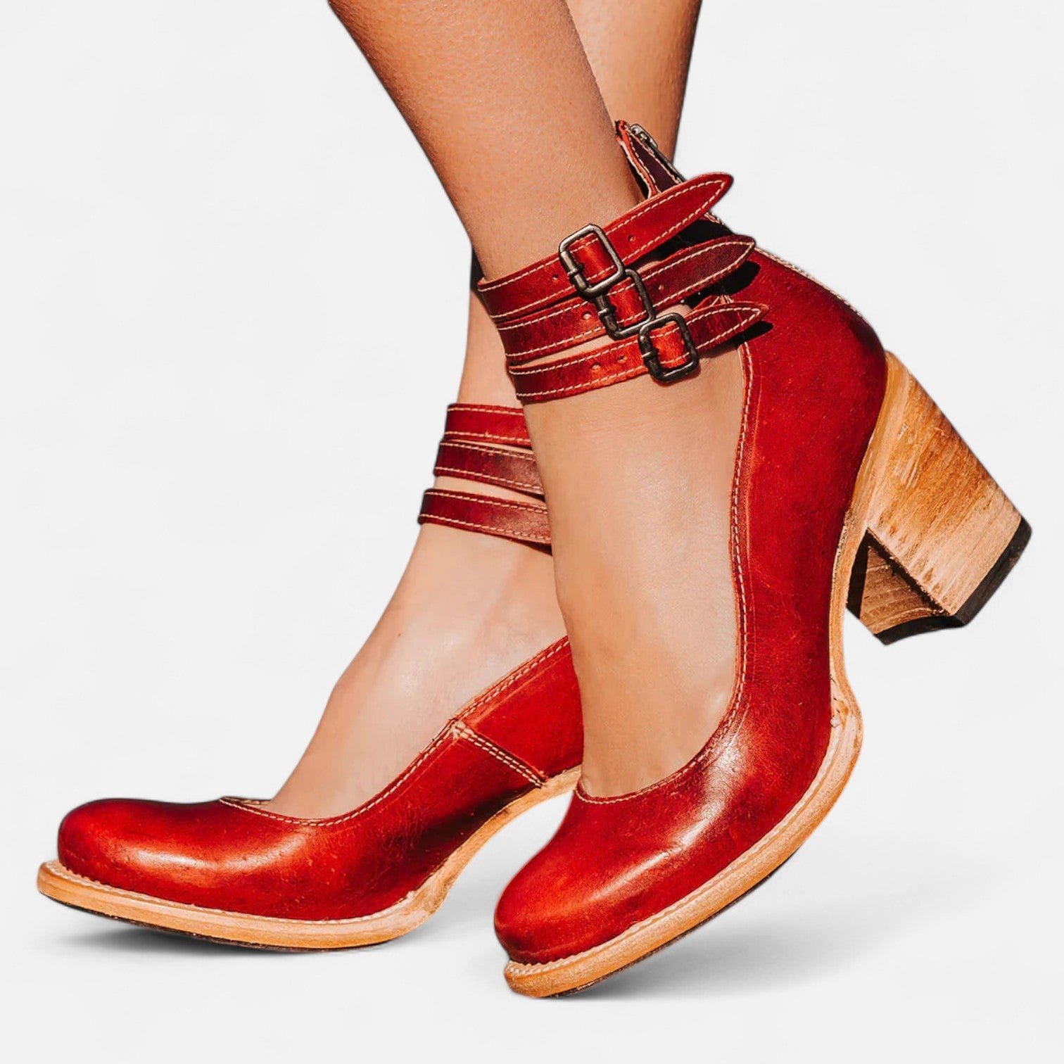 Ancienne Monde | Sandales à Talons pour Femme – Artisanat Intemporel et Élégance au Quotidien