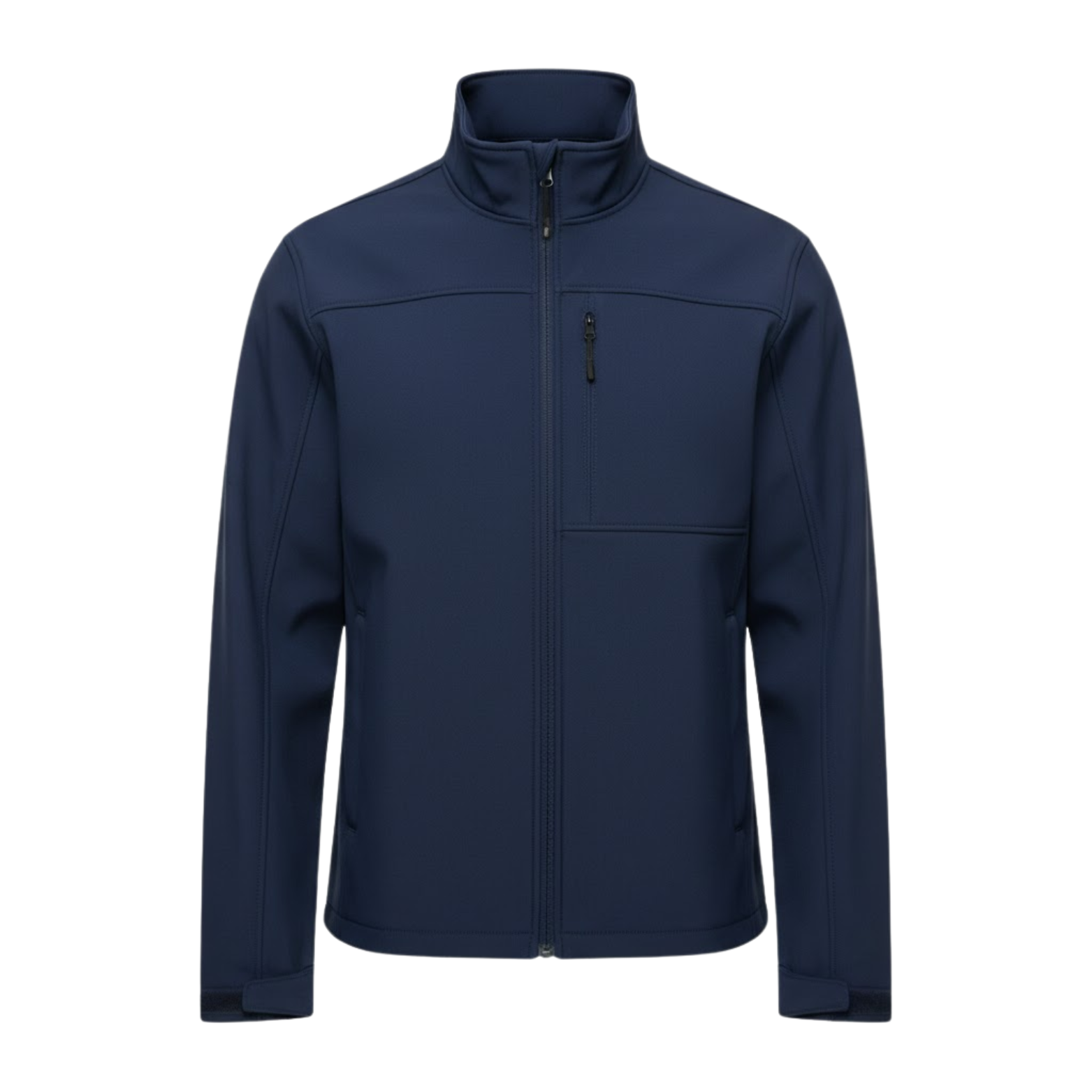 Nepropustná pracovní bunda pro muže s vysokým límcem a zipem