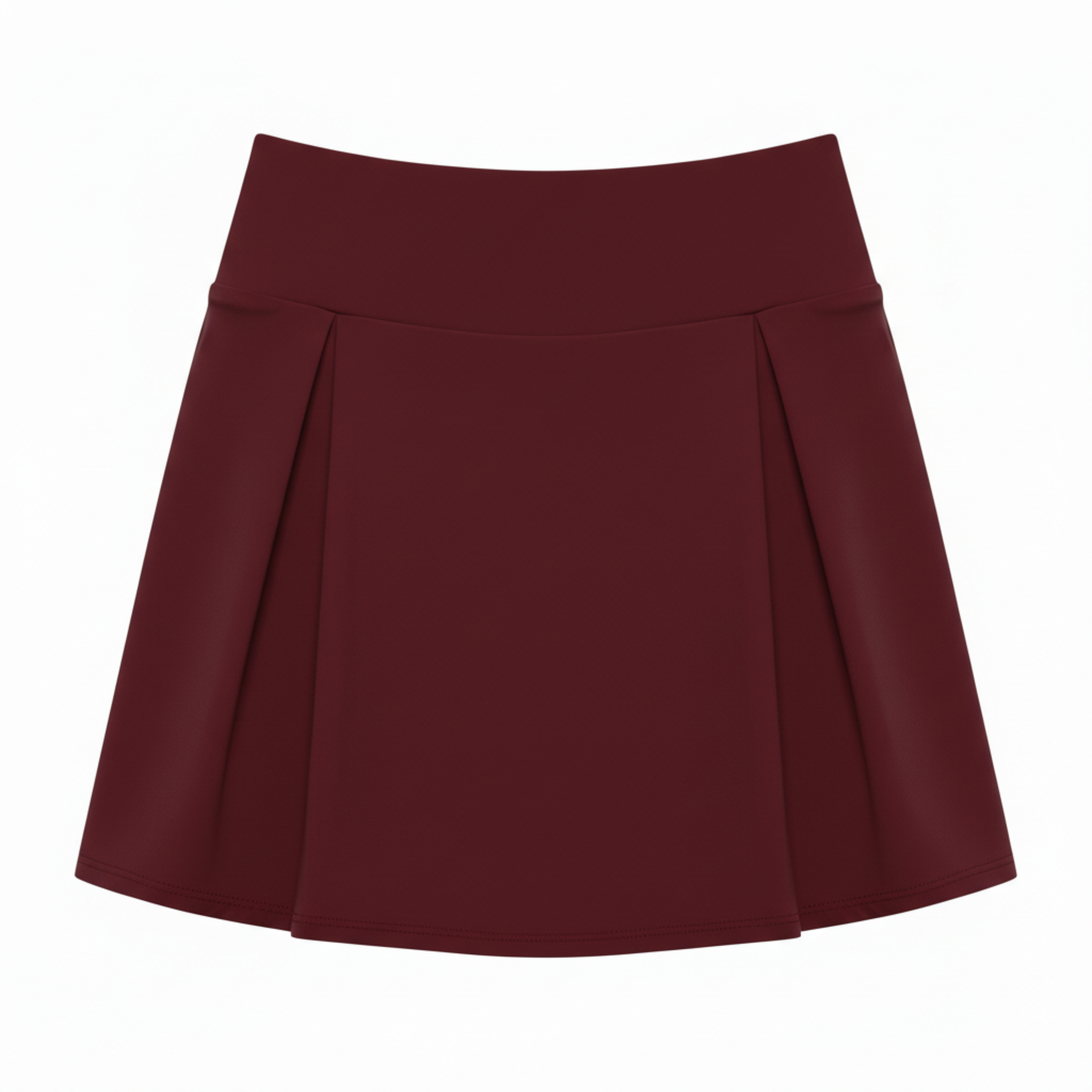 Mini falda-pantalón corta de talle alto para mujer con short integrado y alta elasticidad