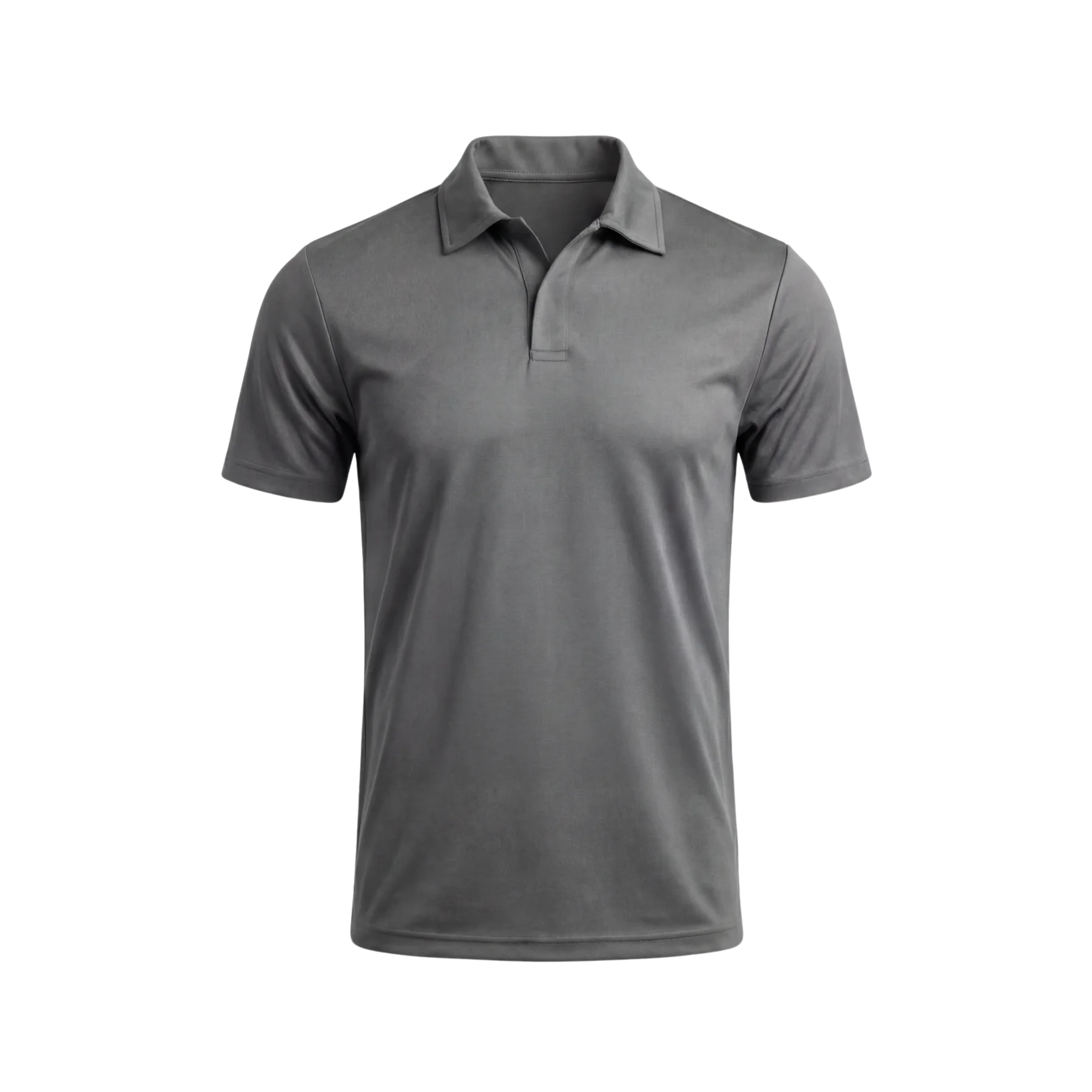 Men's polo — technical fabric — slim fit — casual wear