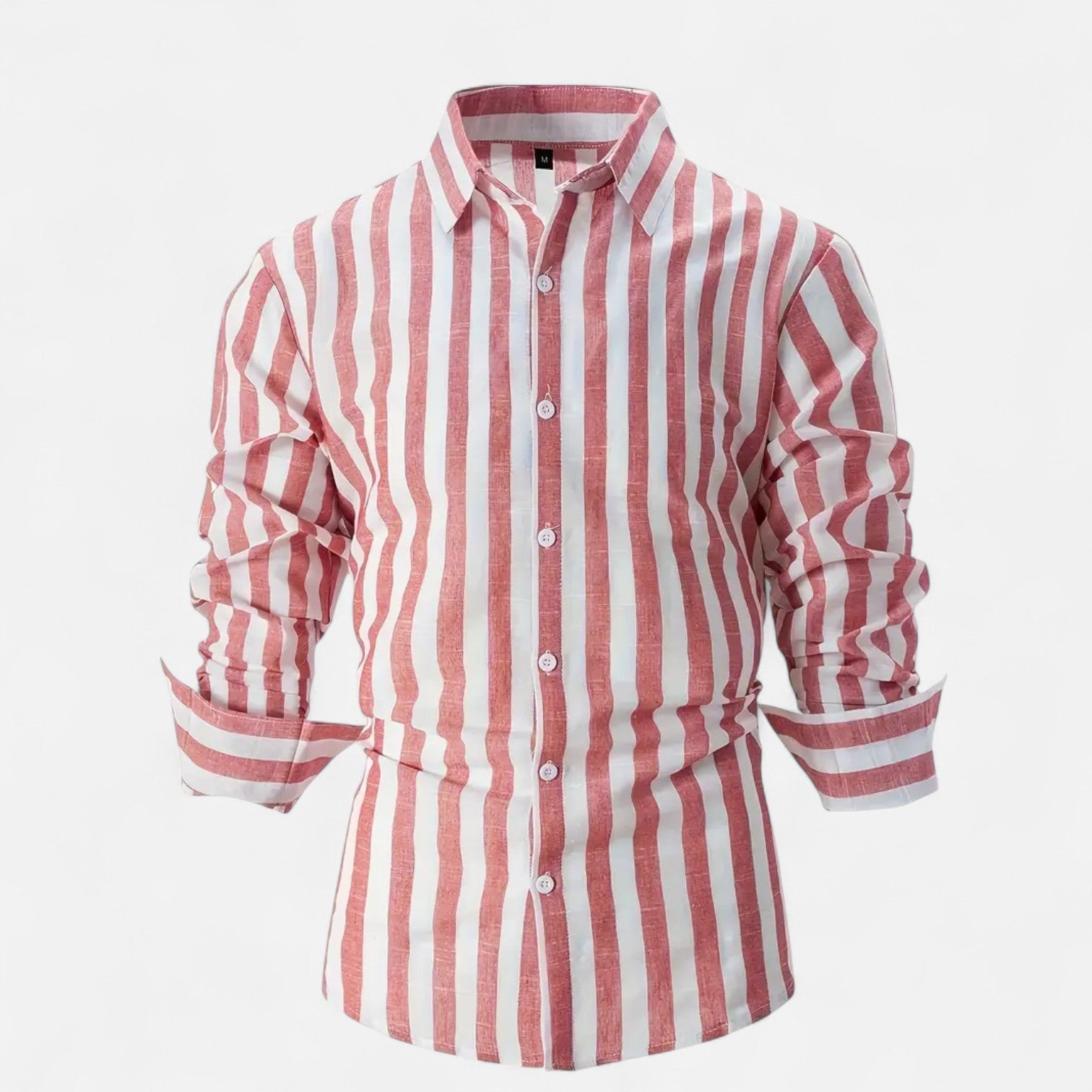 Ancienne Monde | Chemise Rayée à Boutons pour Homme – Sophistication Tailleur