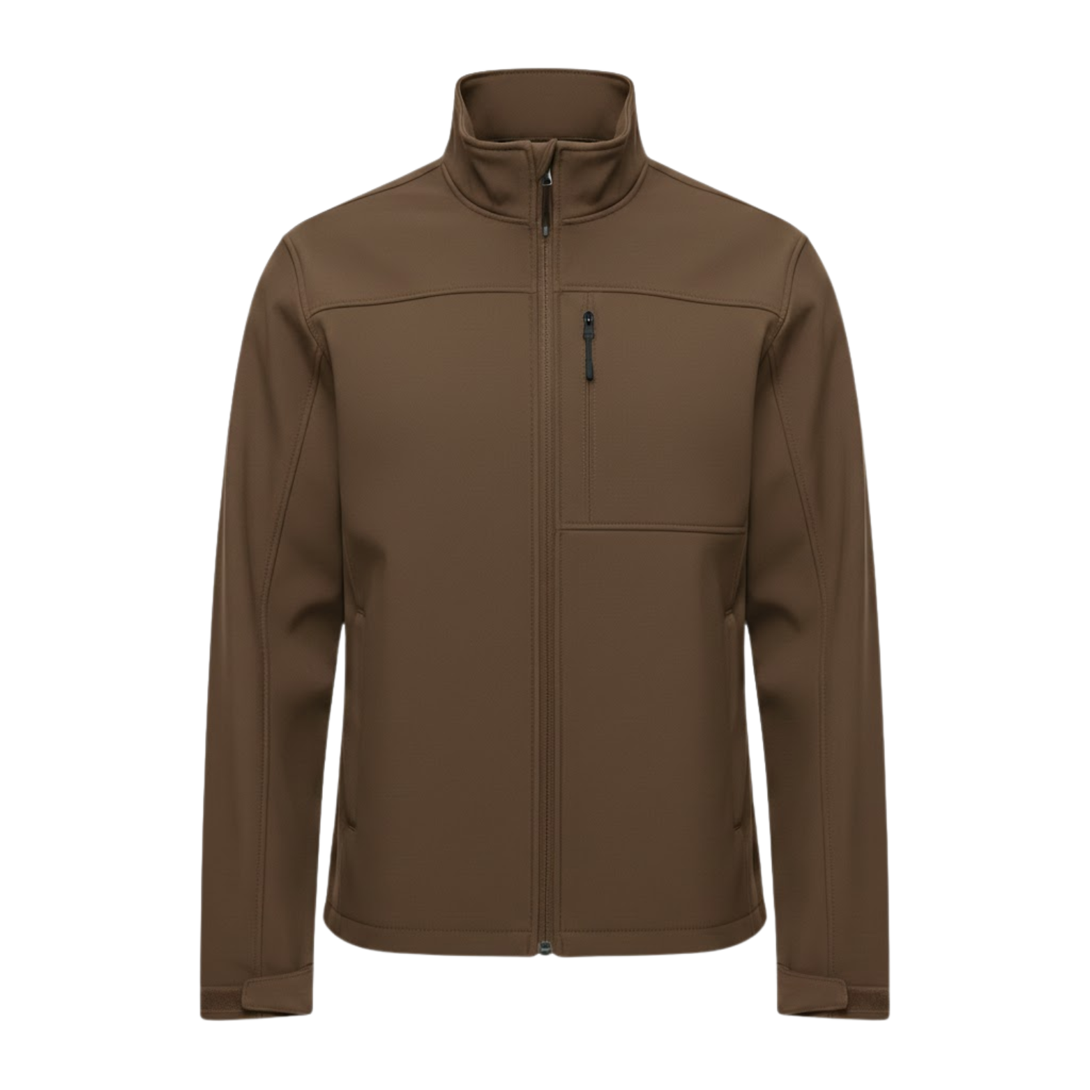 Nepropustná pracovní bunda pro muže s vysokým límcem a zipem