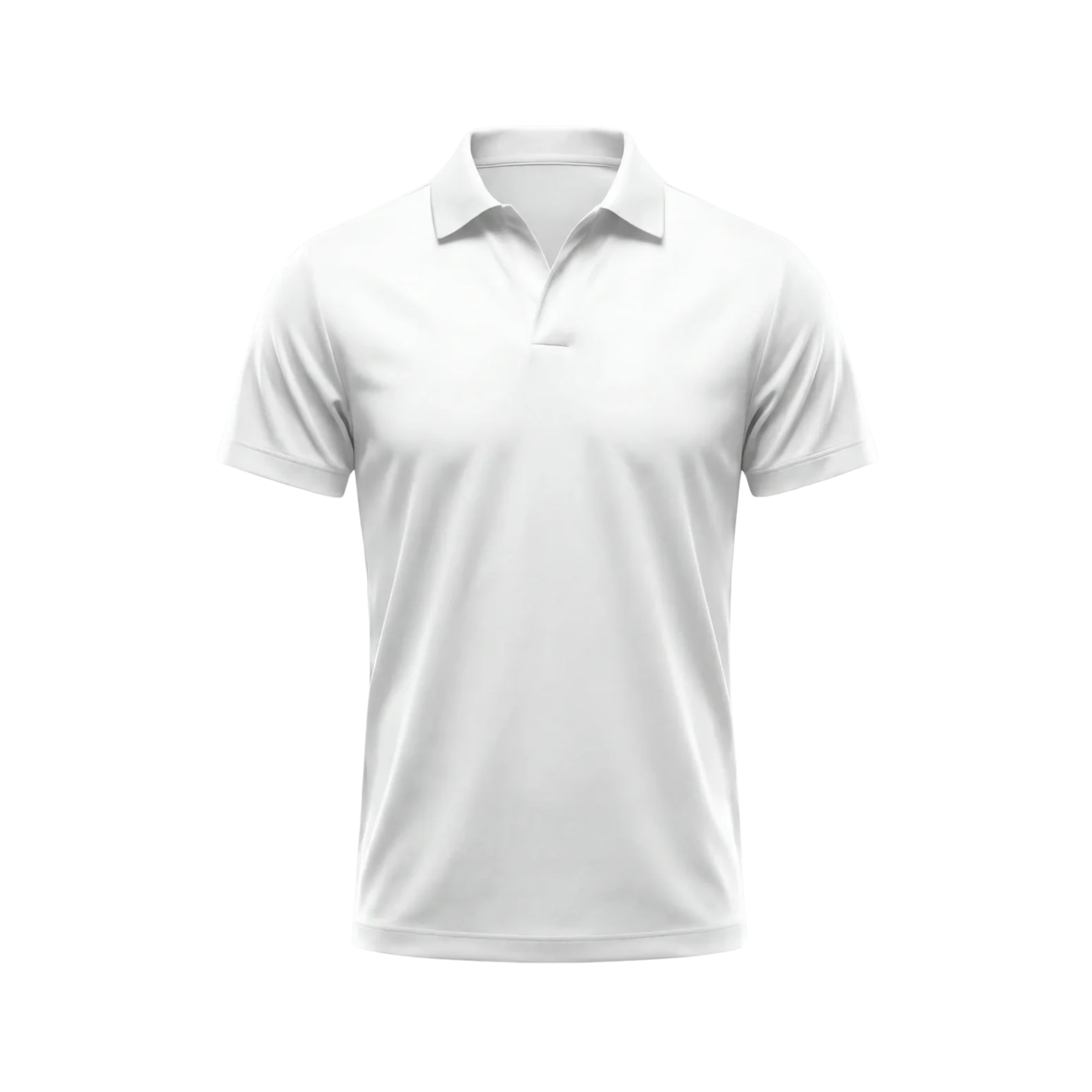 Men's polo — technical fabric — slim fit — casual wear