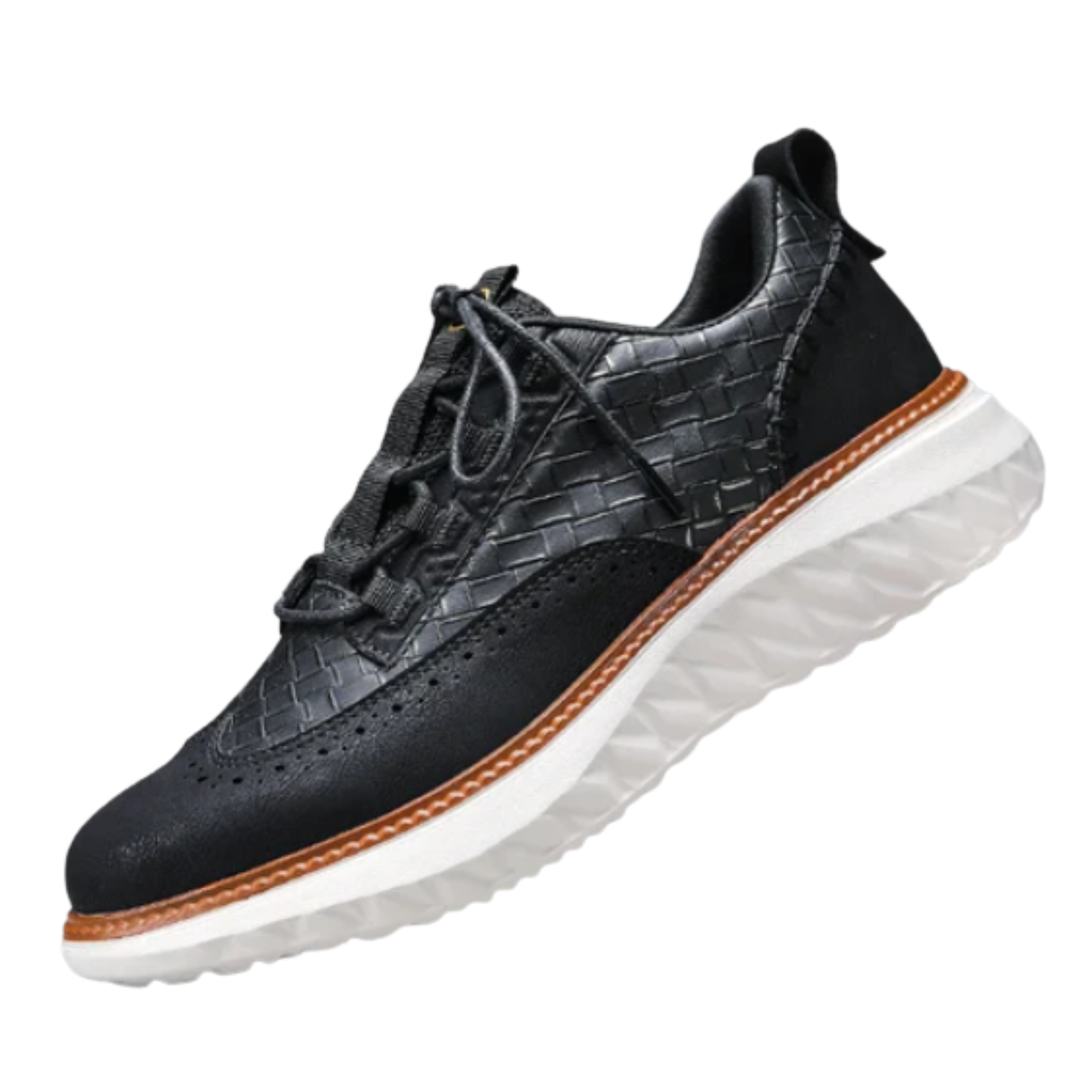 Genuine leather sneakers — comfortable walking shoes — casual