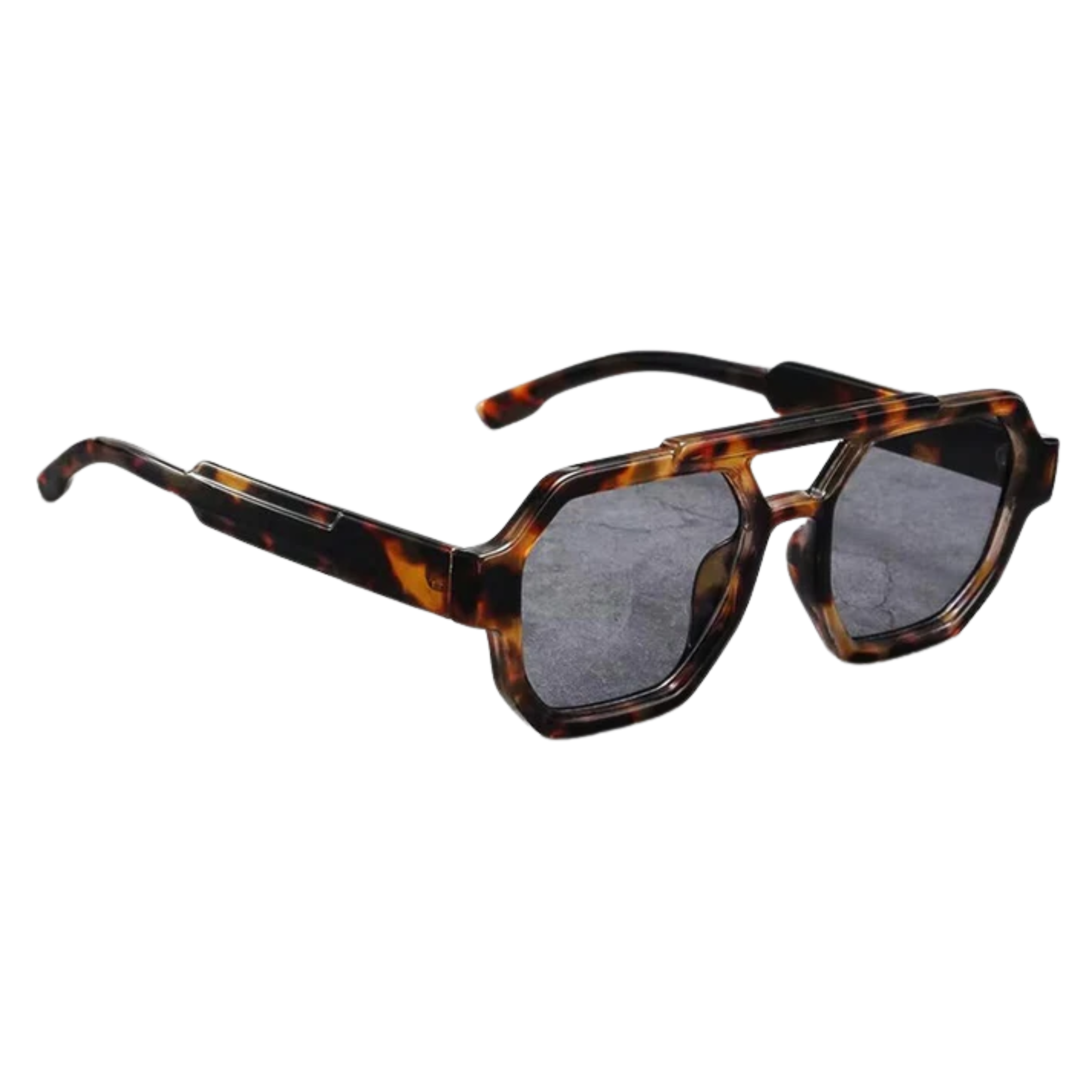 Geometric sunglasses polycarbonate frame UV400 protection unisex