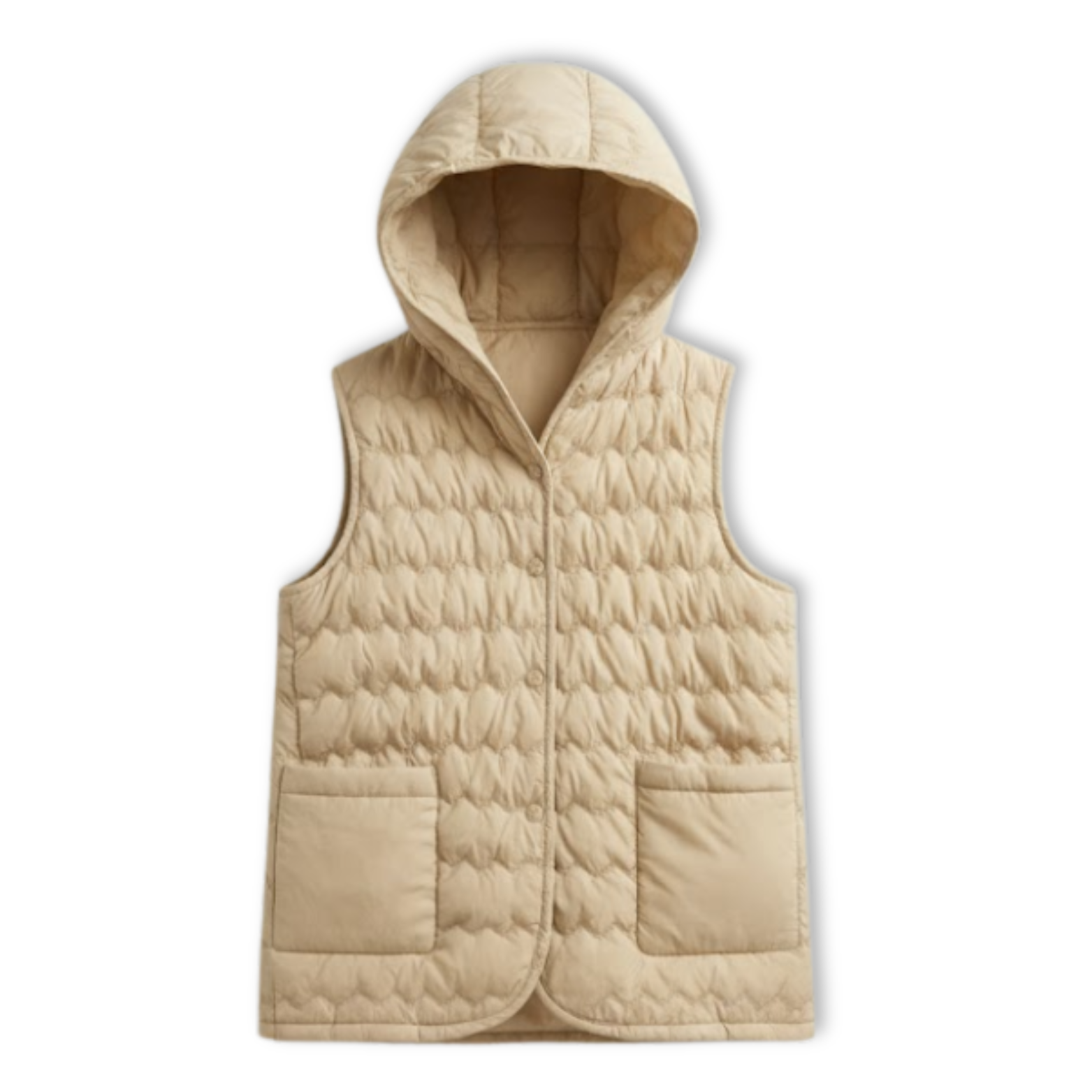 Gilet senza maniche leggero e imbottito con collo alto