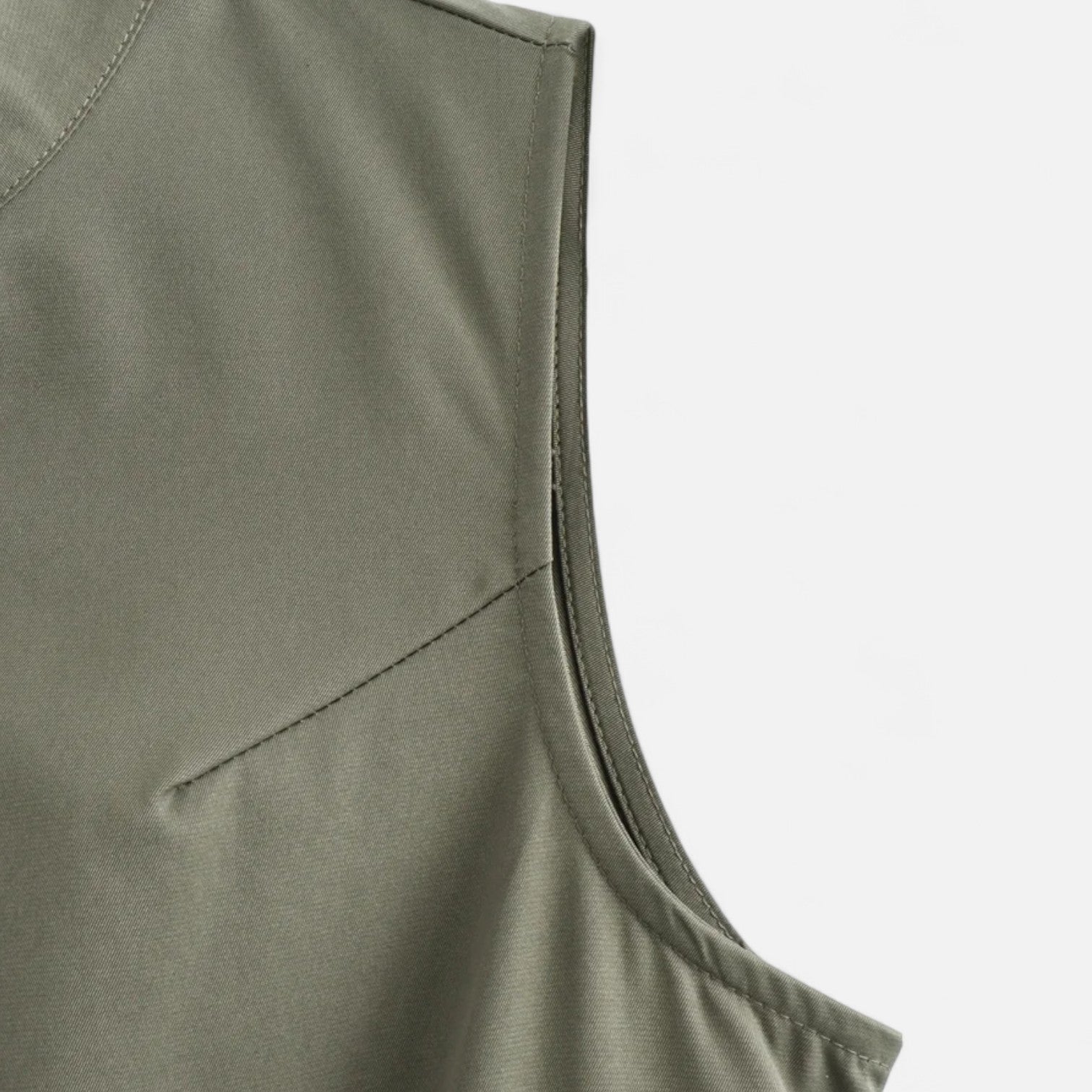 Ancienne Monde | Robe Midi Plissée Cintrée pour Femme – Élégance d’Été Sans Manches avec Fermeture Zippée