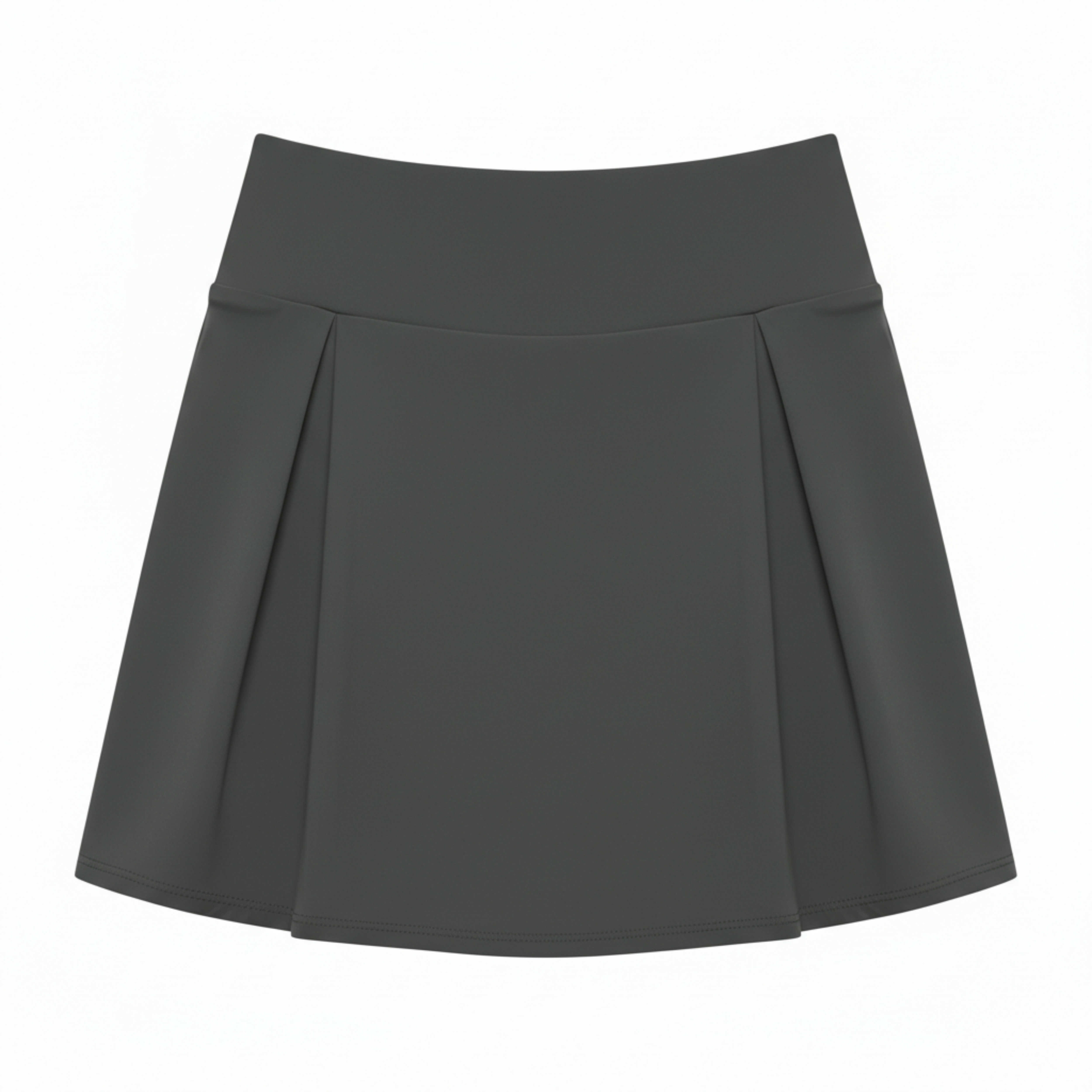 Mini falda-pantalón corta de talle alto para mujer con short integrado y alta elasticidad
