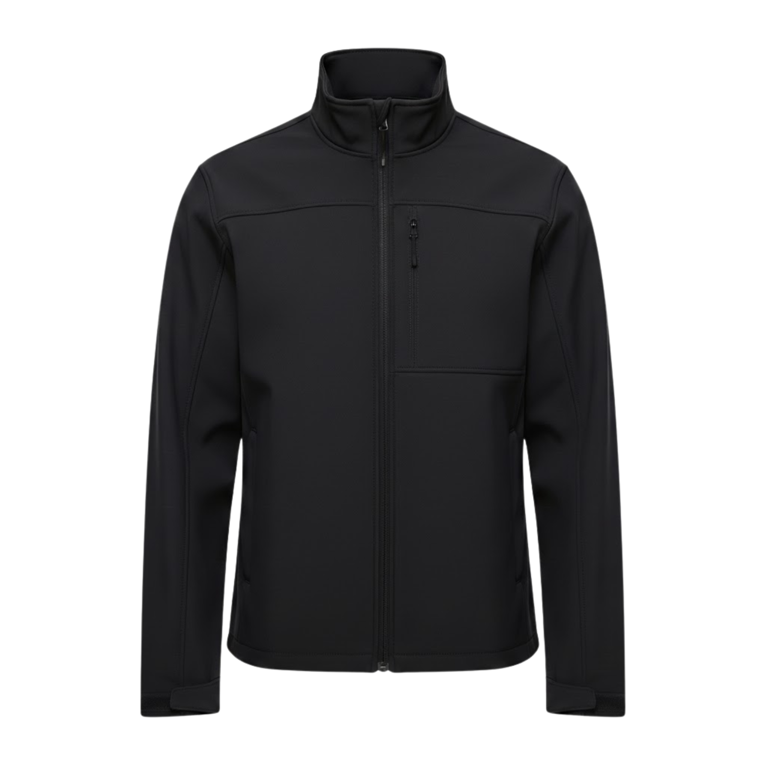 Nepropustná pracovní bunda pro muže s vysokým límcem a zipem