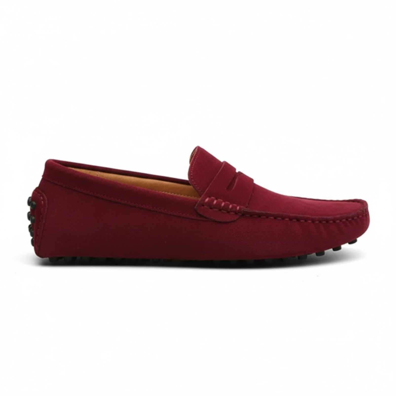 Mocassini in vera pelle da uomo scarpe da guida morbide senza lacci