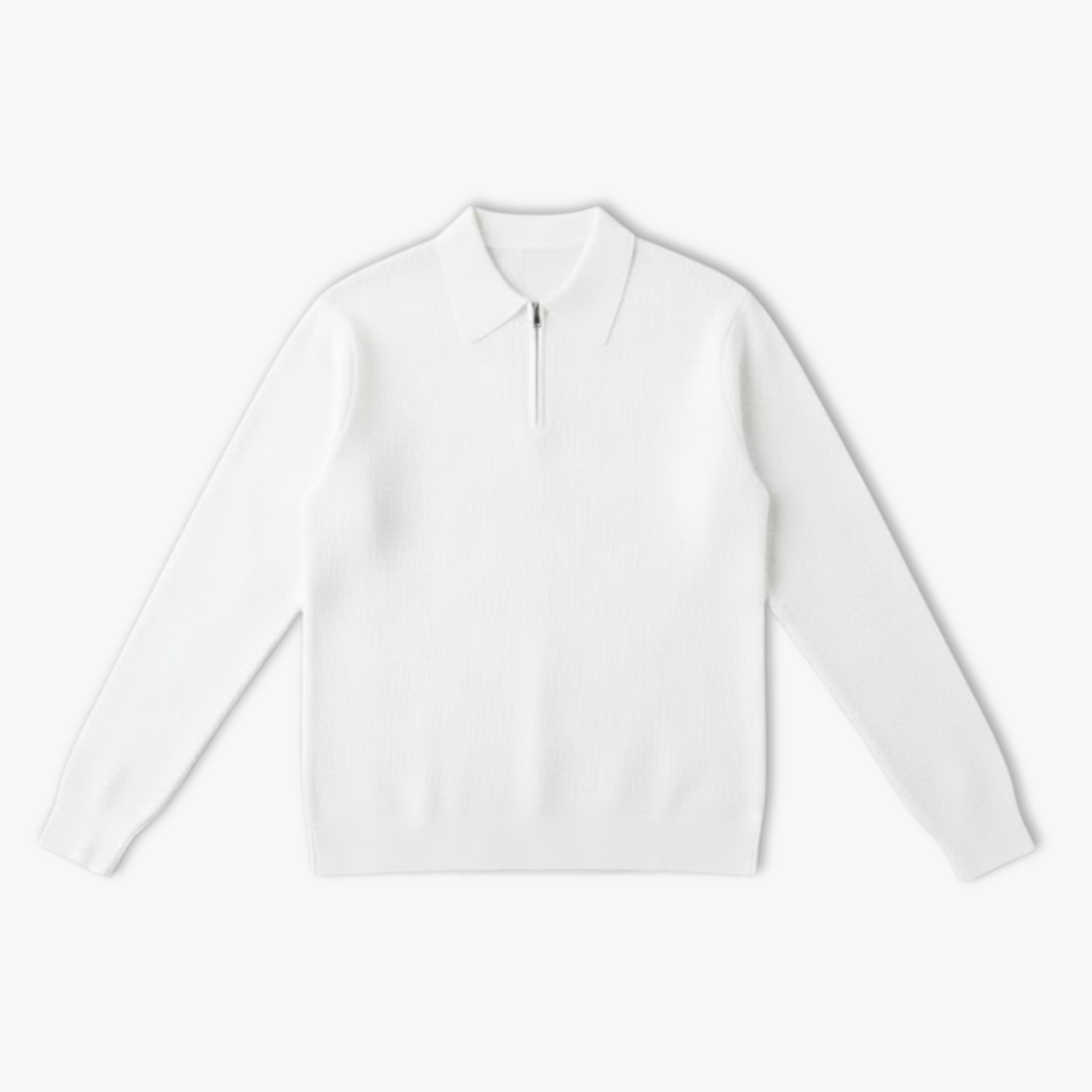 Men's top textured knit round neck casual elegant premium texture