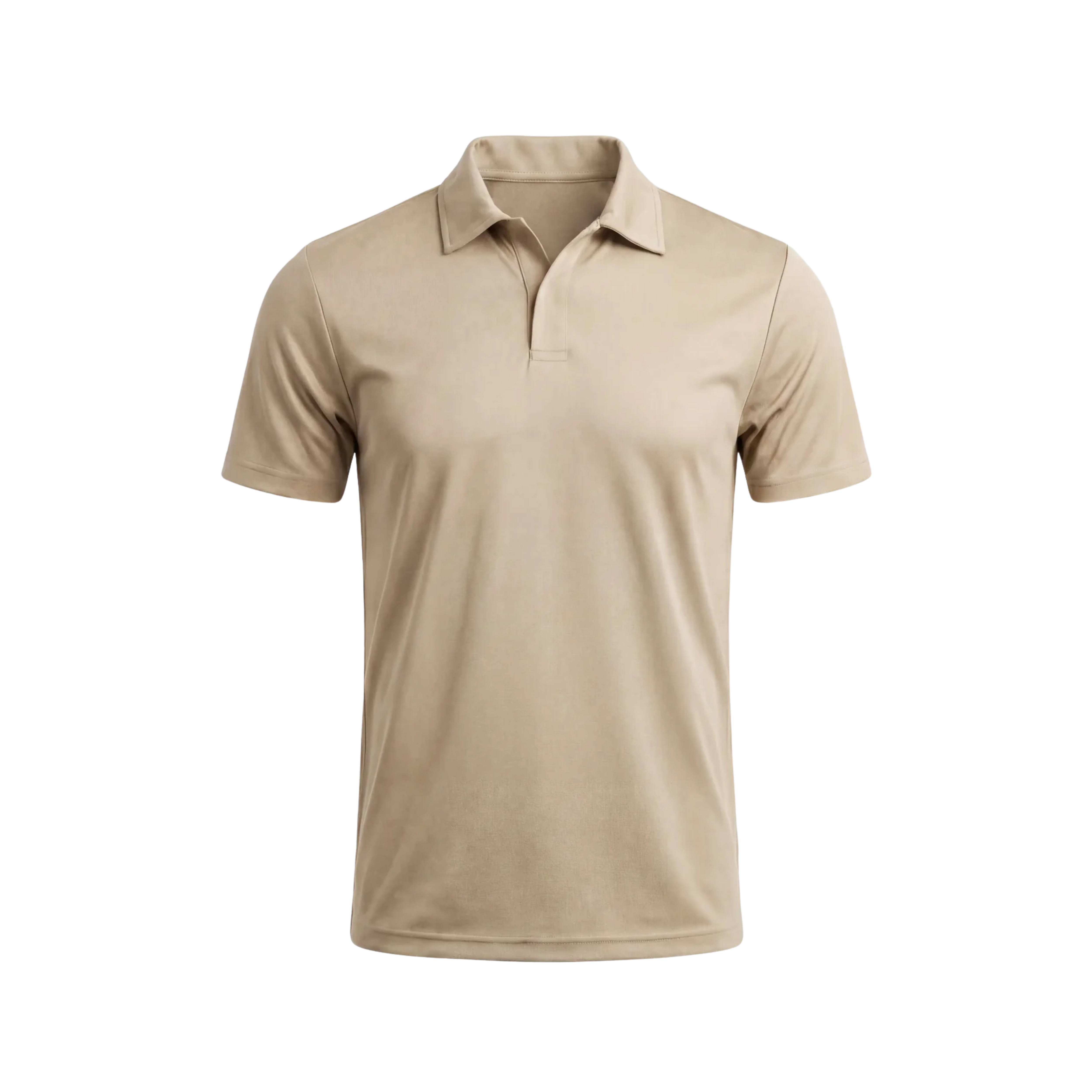 Men's polo — technical fabric — slim fit — casual wear