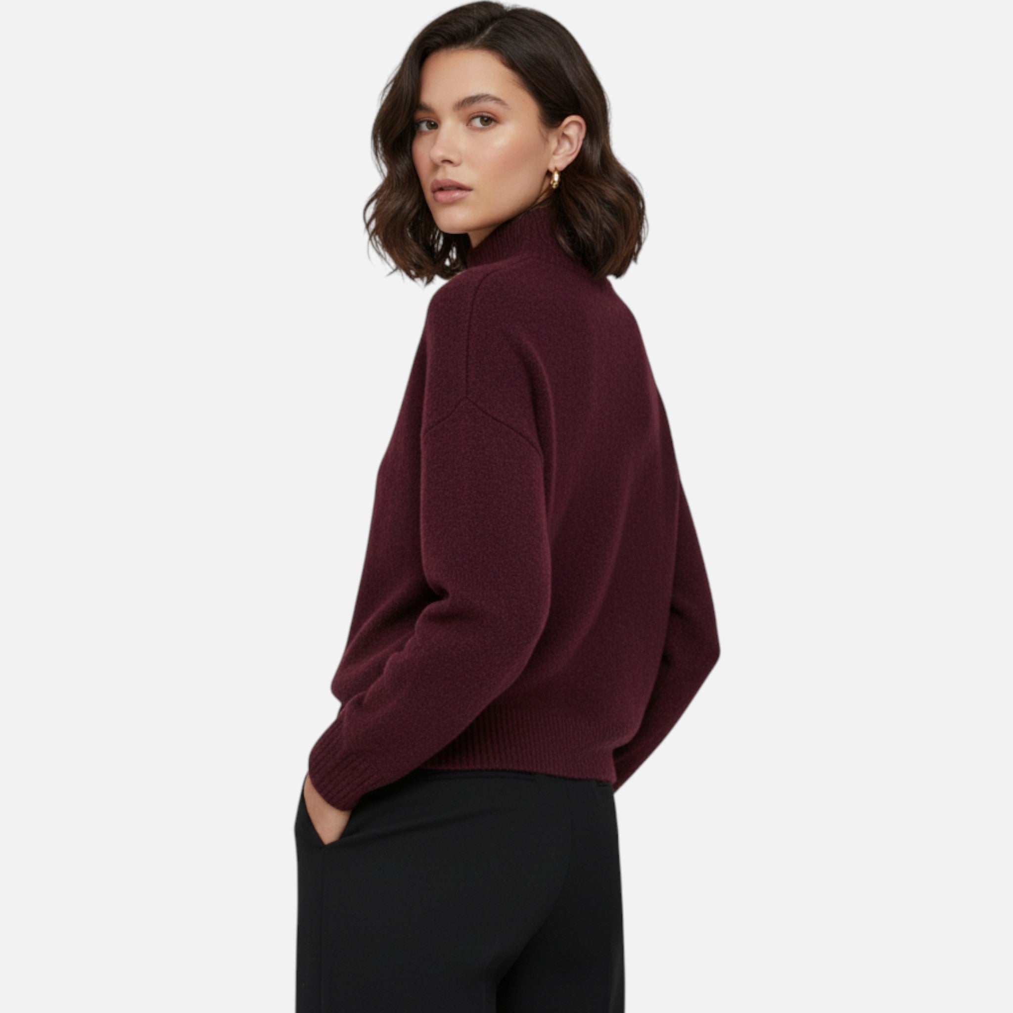 Ancienne Monde | Vintage női garbó pulóver