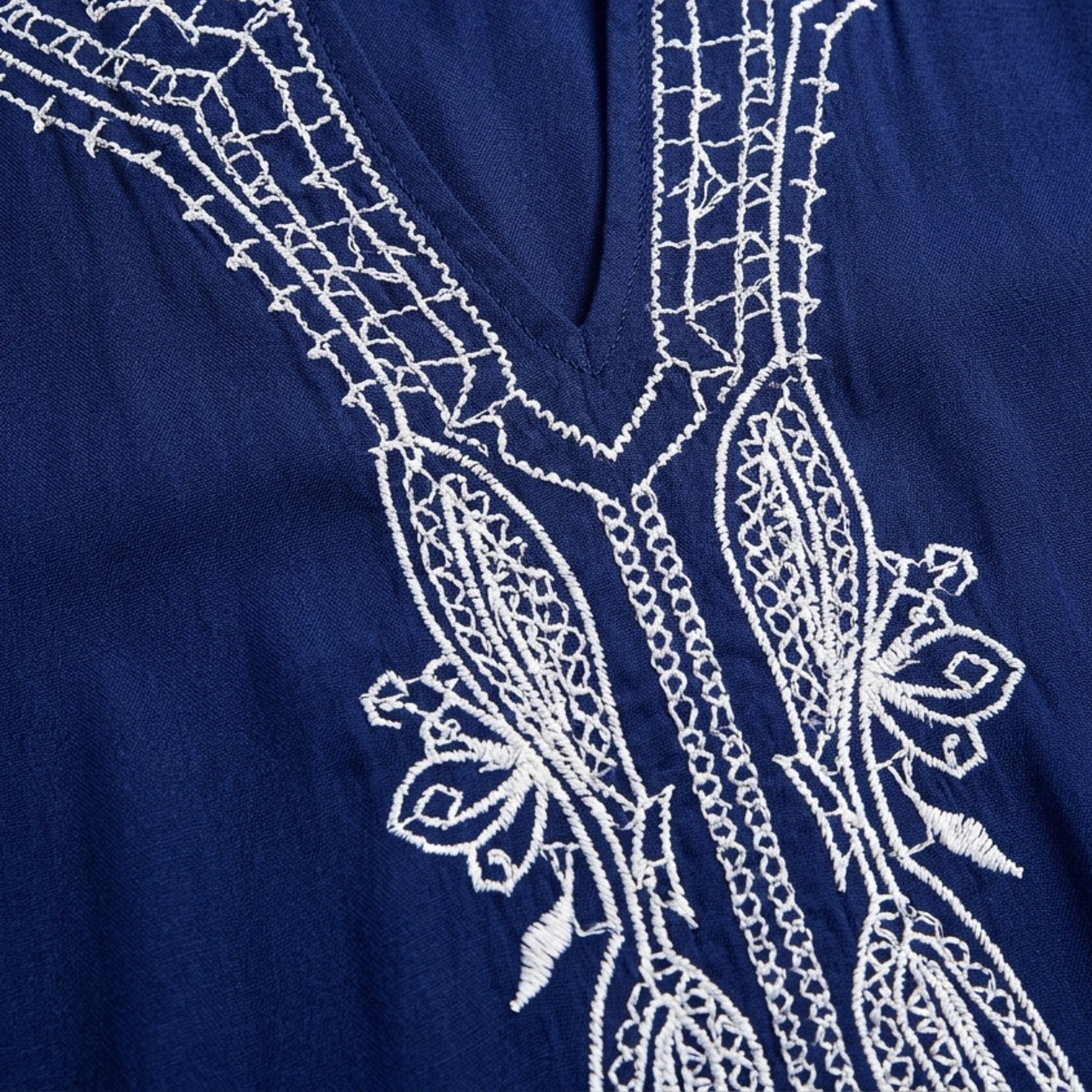 Bata kimono de playa larga — corte amplio — vacaciones de verano