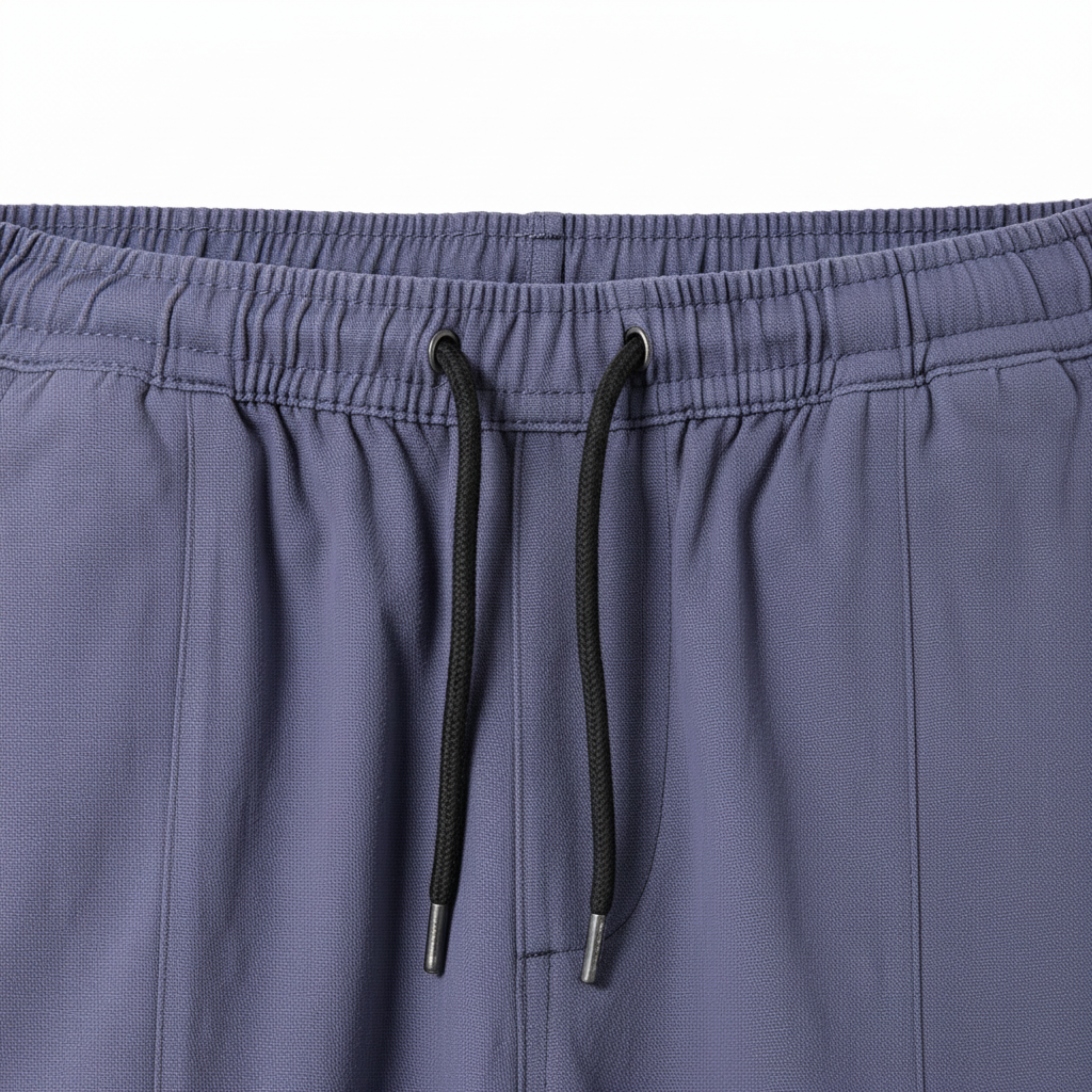 Pantalone Capri in Misto Cotone e Lino con Vita Elastica Regolabile