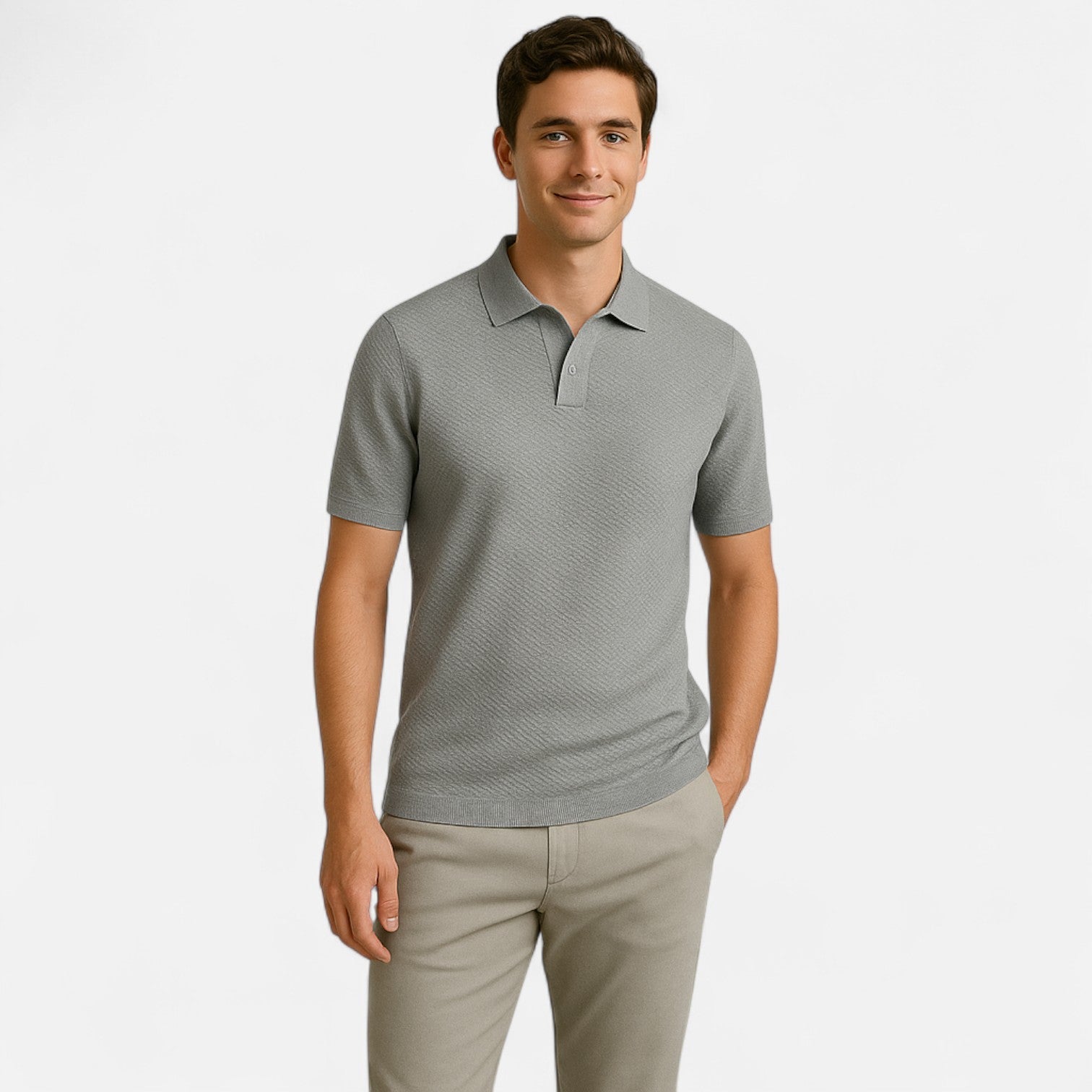 Ancienne Monde | Polo en Maille pour Homme – Élégance Confortable pour les Loisirs & le Business
