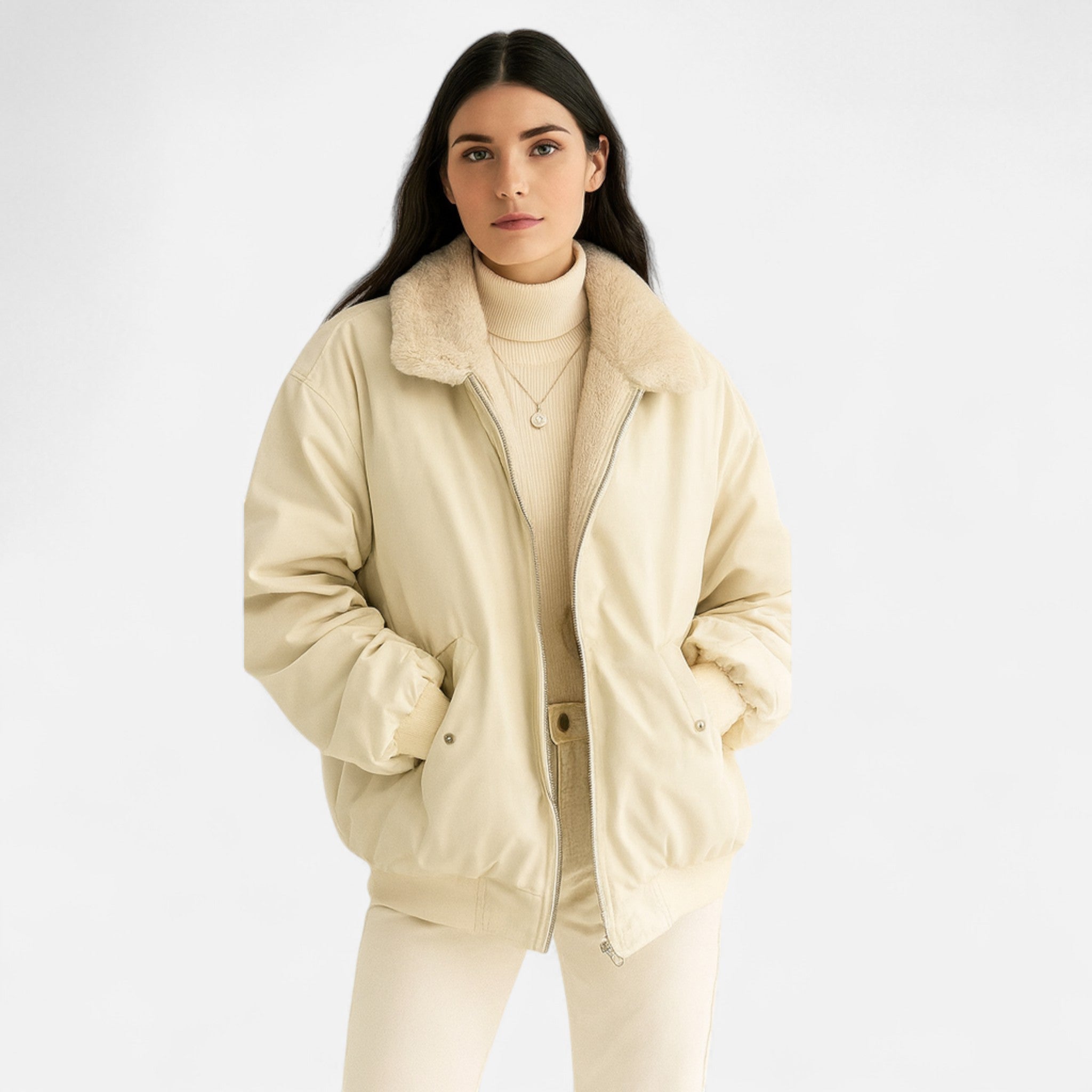 Ancienne Monde | Manteau Femme Oversize Réversible Élégance Héritage