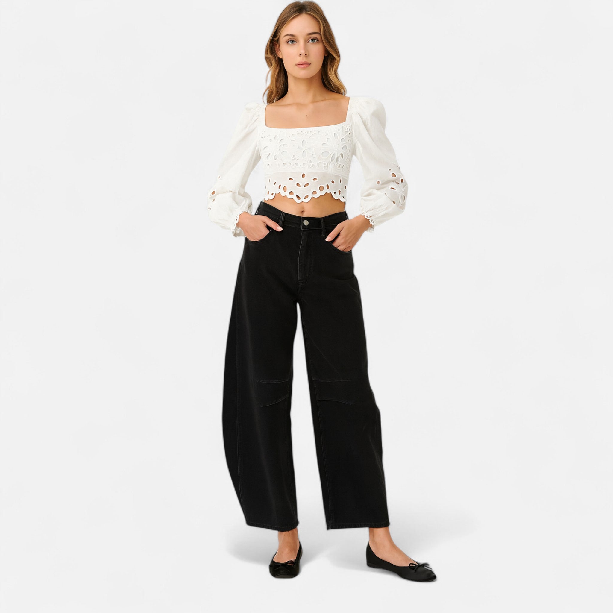 Ancienne Monde | Jean Femme Ample Confort Premium Coupe Large