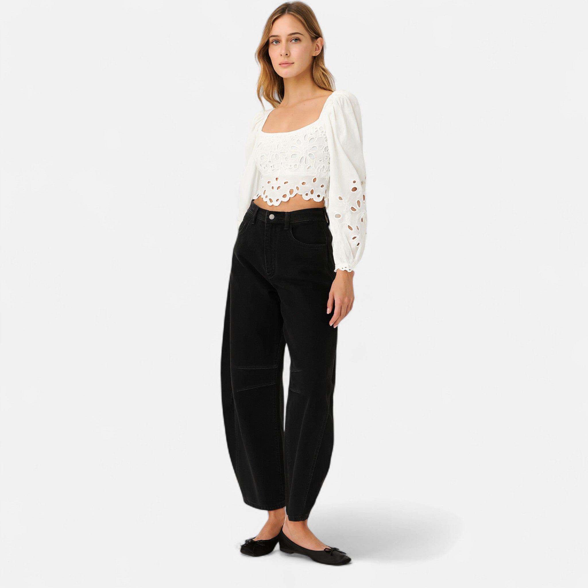 Ancienne Monde | Jean Femme Ample Confort Premium Coupe Large