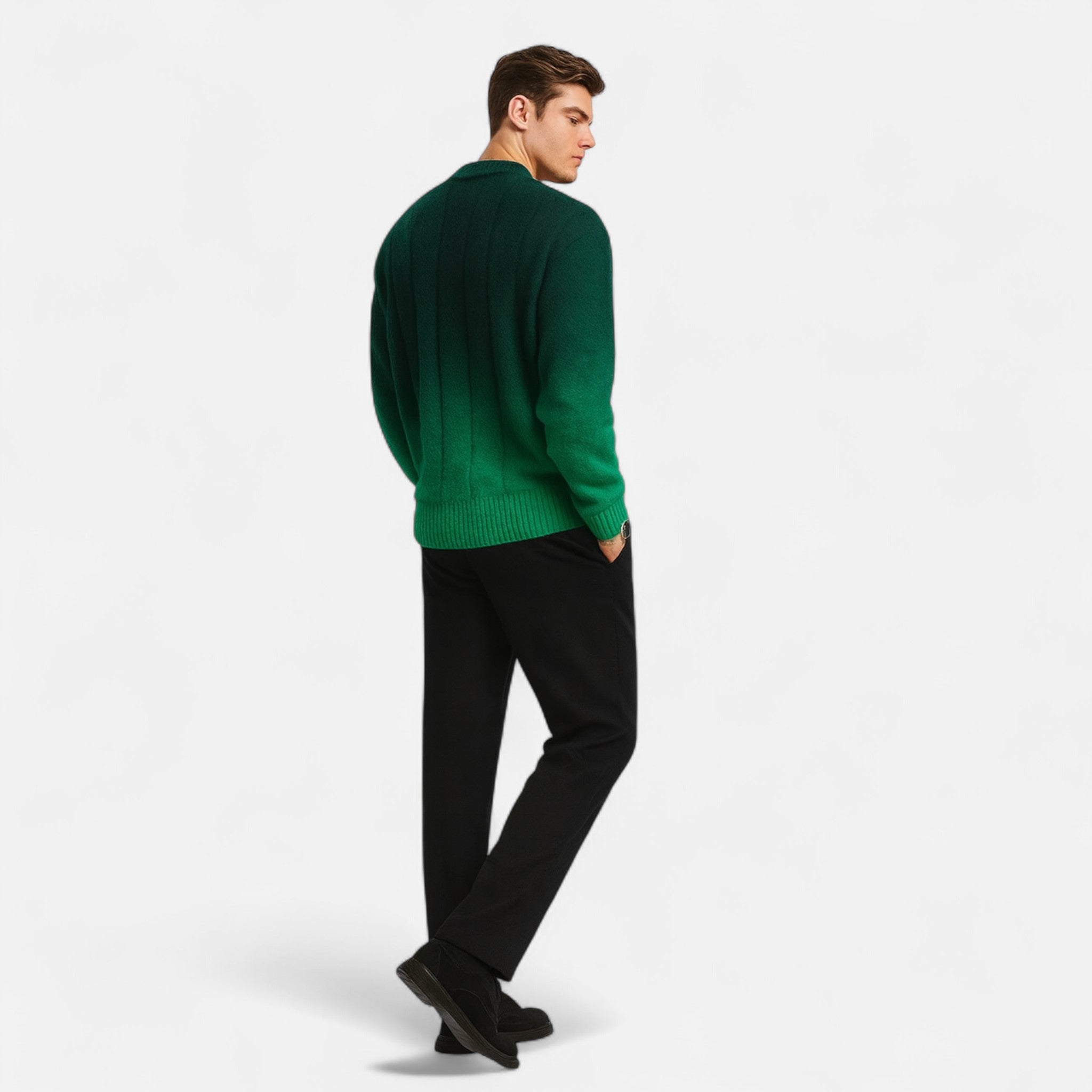 Ancienne Monde | Cardigan Homme en Cachemire Mélangé Élégant