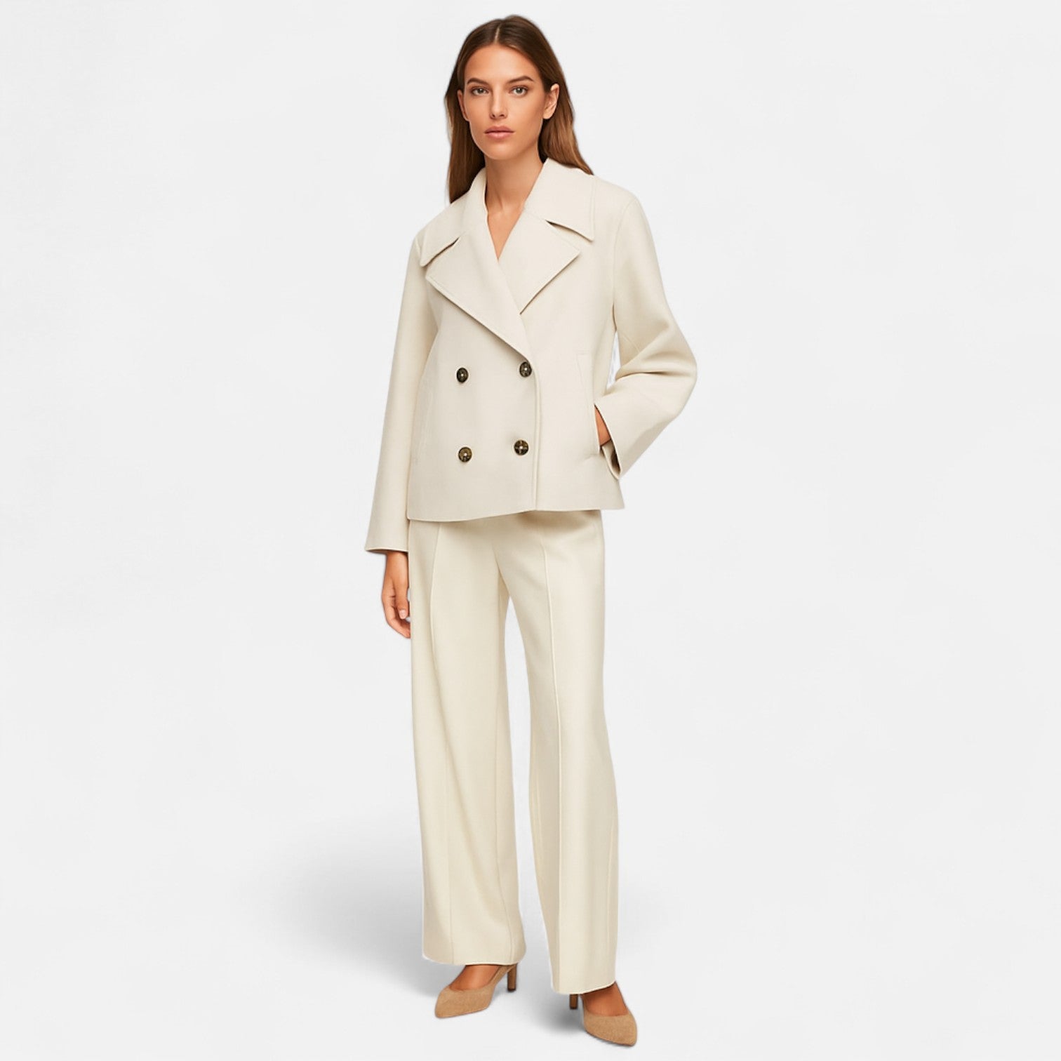 Ancienne Monde | Veste Minimaliste Cintrée pour Femme – Structure Moderne, Élégance Sans Effort