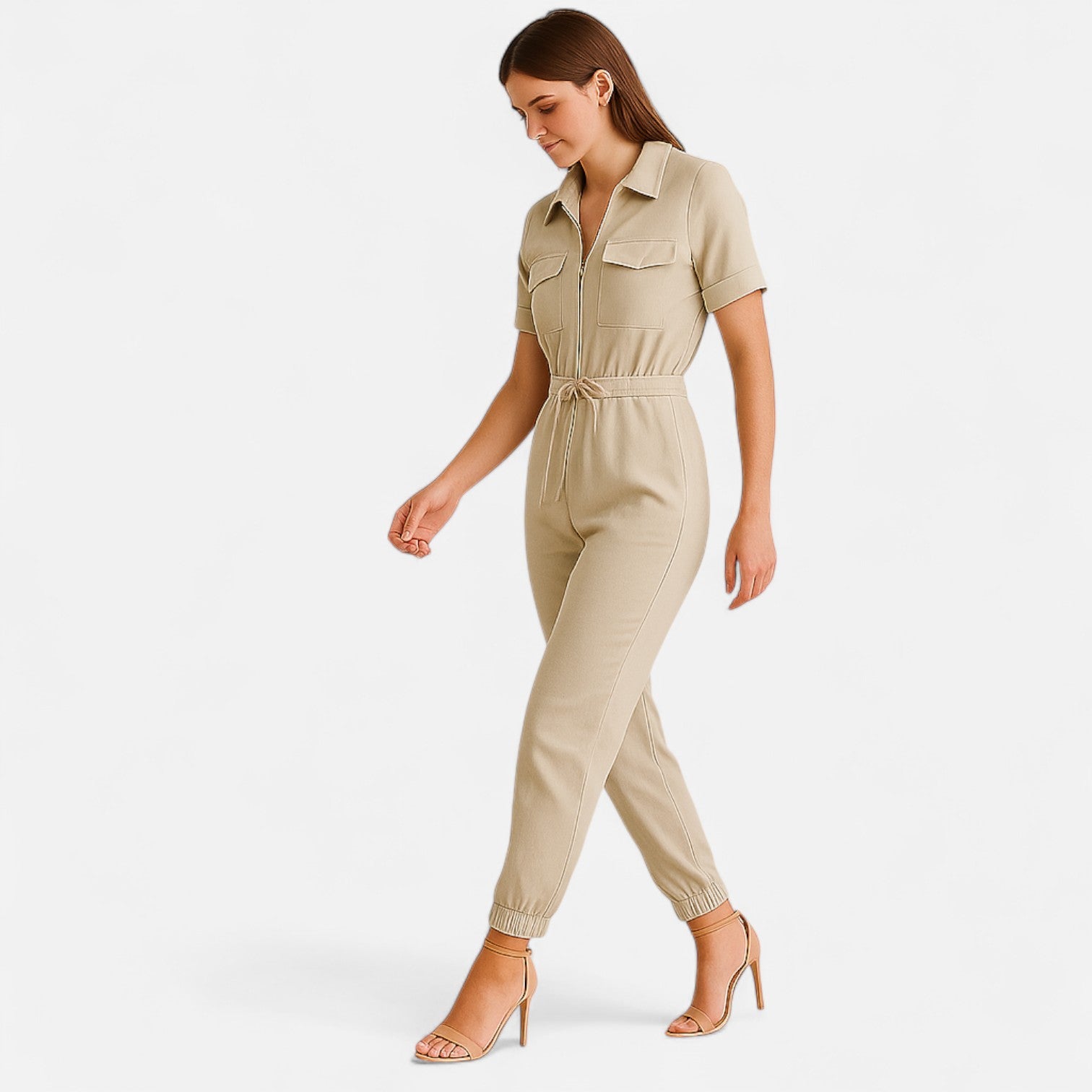 Ancienne Monde | Ensemble Combi-Estate en Lin pour Femme