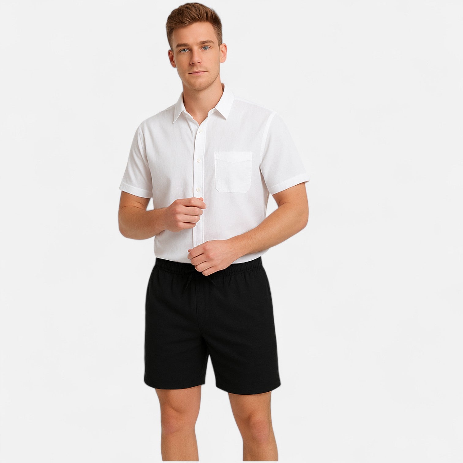 Ancienne Monde | Ensemble en Lin pour Homme – Confort Léger, Élégance Estivale Raffinée