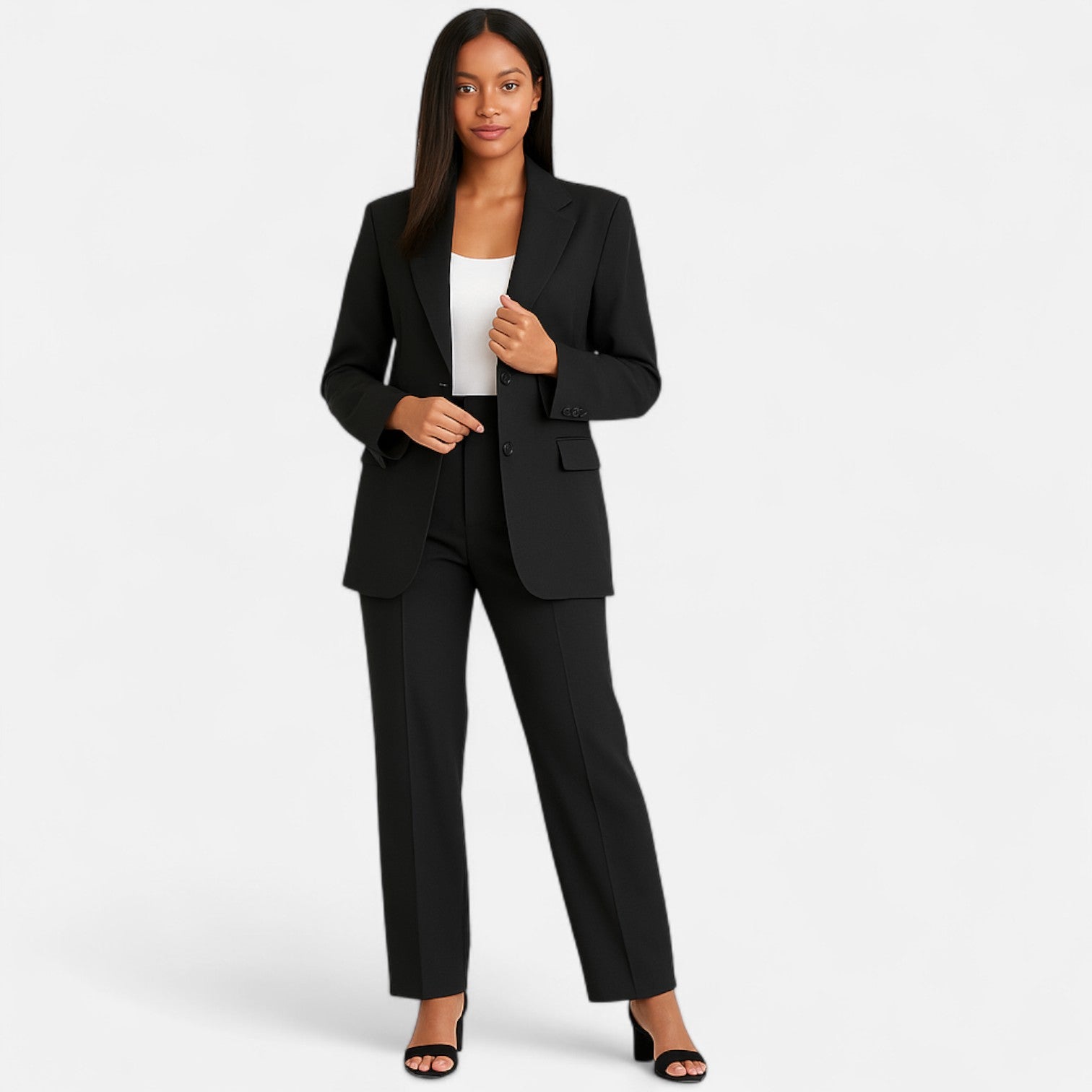 Ancienne Monde | Tailleur Élégant Deux Pièces pour Femme – Sophistication Structurée et Puissance Féminine Moderne