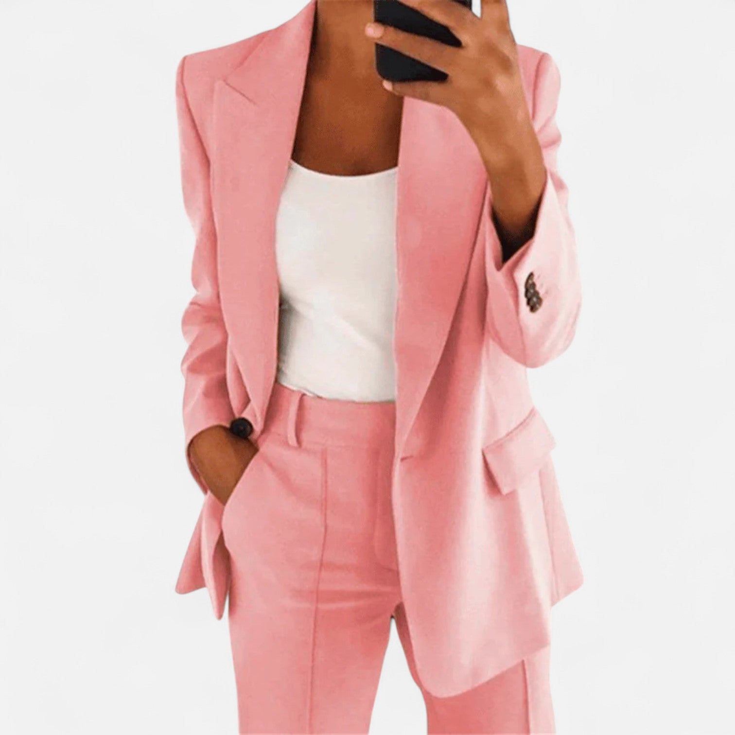 Ancienne Monde | Tailleur Élégant Deux Pièces pour Femme – Sophistication Structurée et Puissance Féminine Moderne