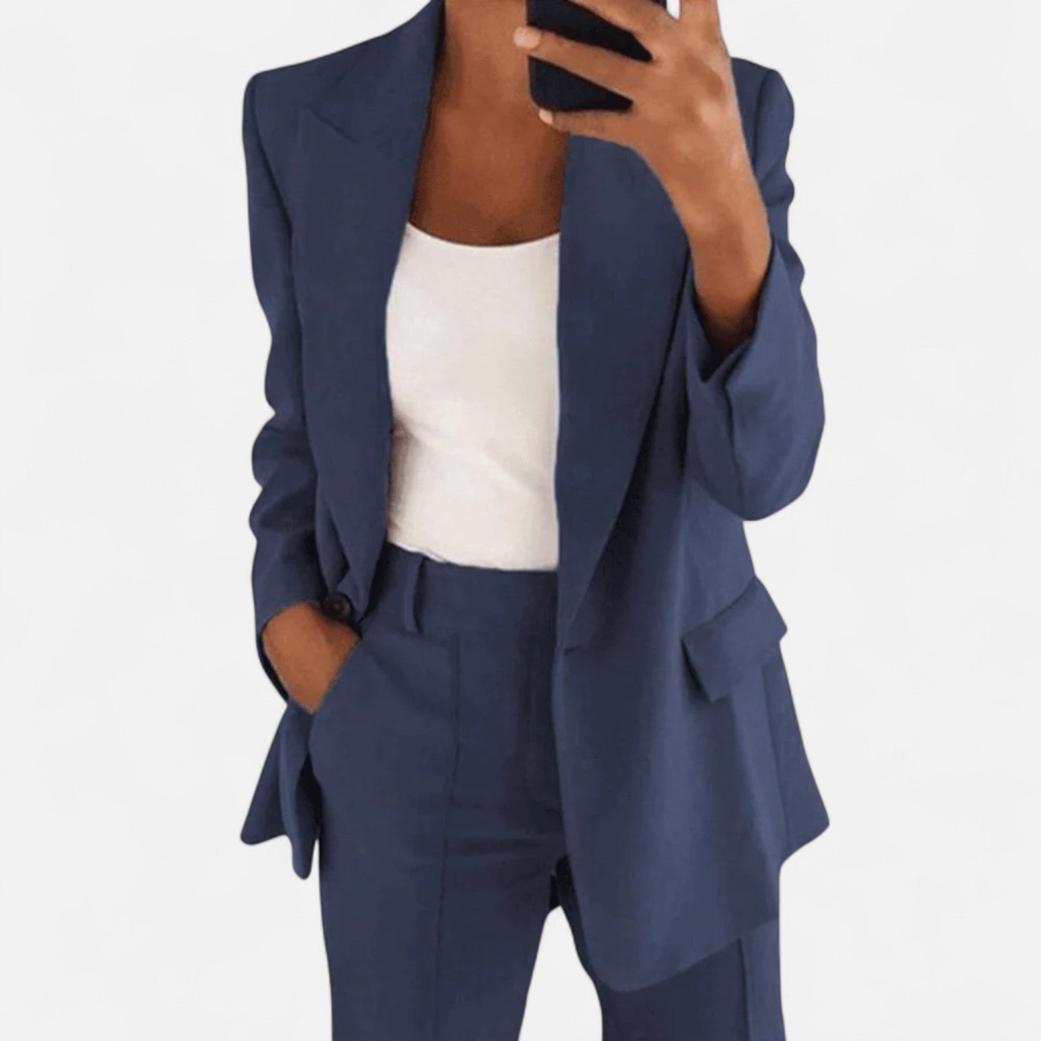 Ancienne Monde | Tailleur Élégant Deux Pièces pour Femme – Sophistication Structurée et Puissance Féminine Moderne