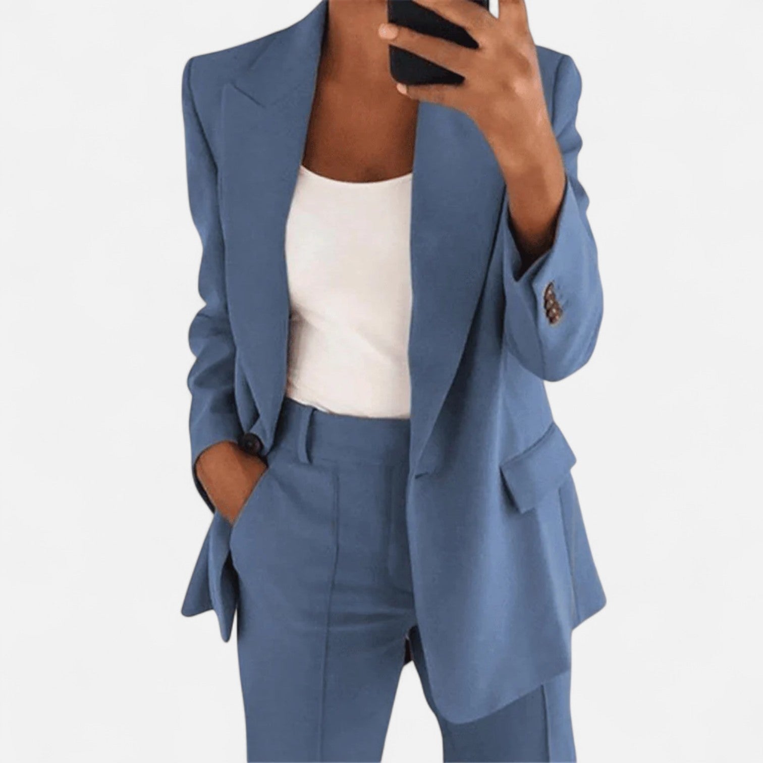 Ancienne Monde | Tailleur Élégant Deux Pièces pour Femme – Sophistication Structurée et Puissance Féminine Moderne