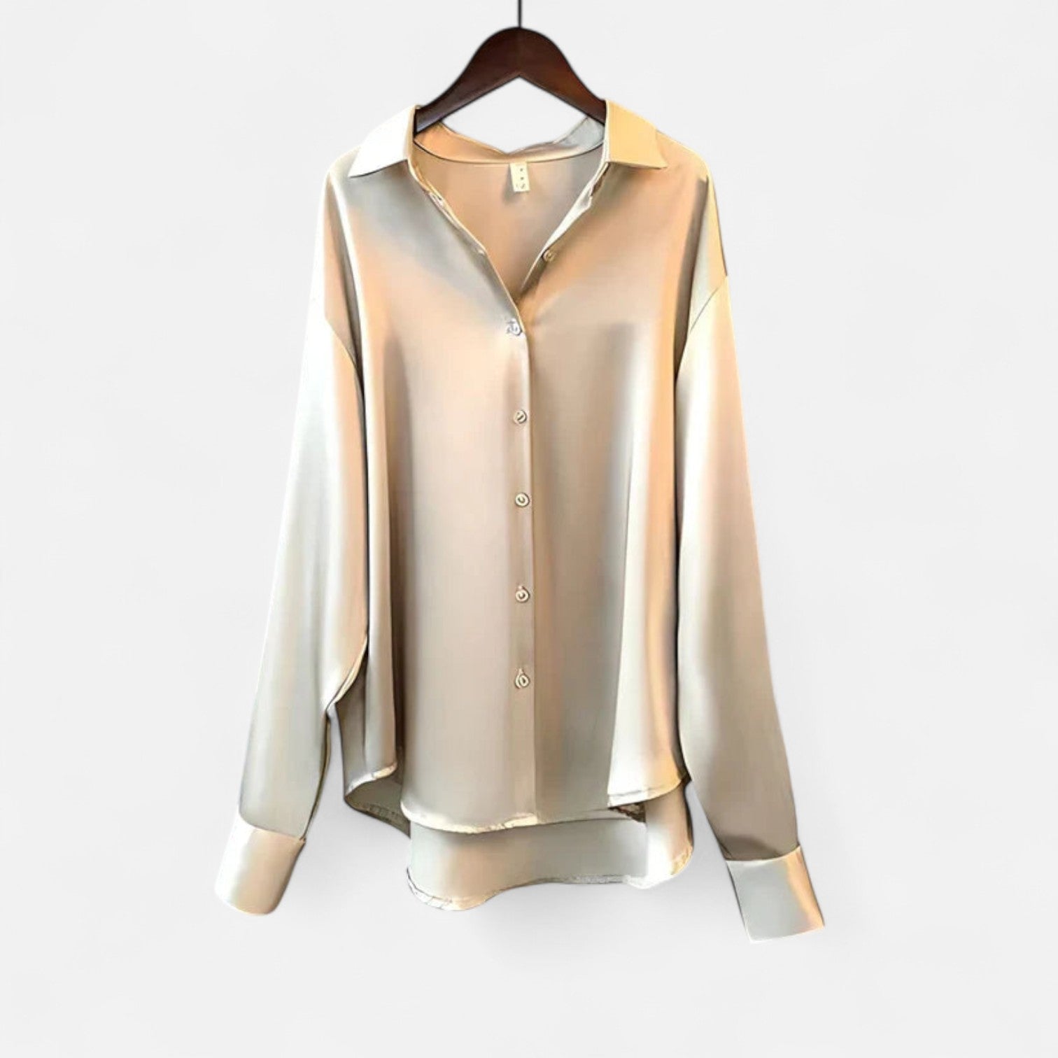 Ancienne Monde | Chemise en Soie pour Femme – Élégance Intemporelle au Fini Lumineux