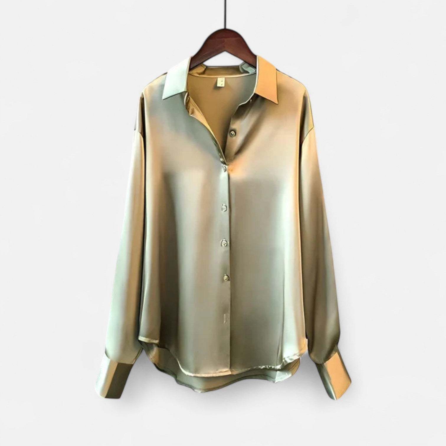 Ancienne Monde | Chemise en Soie pour Femme – Élégance Intemporelle au Fini Lumineux