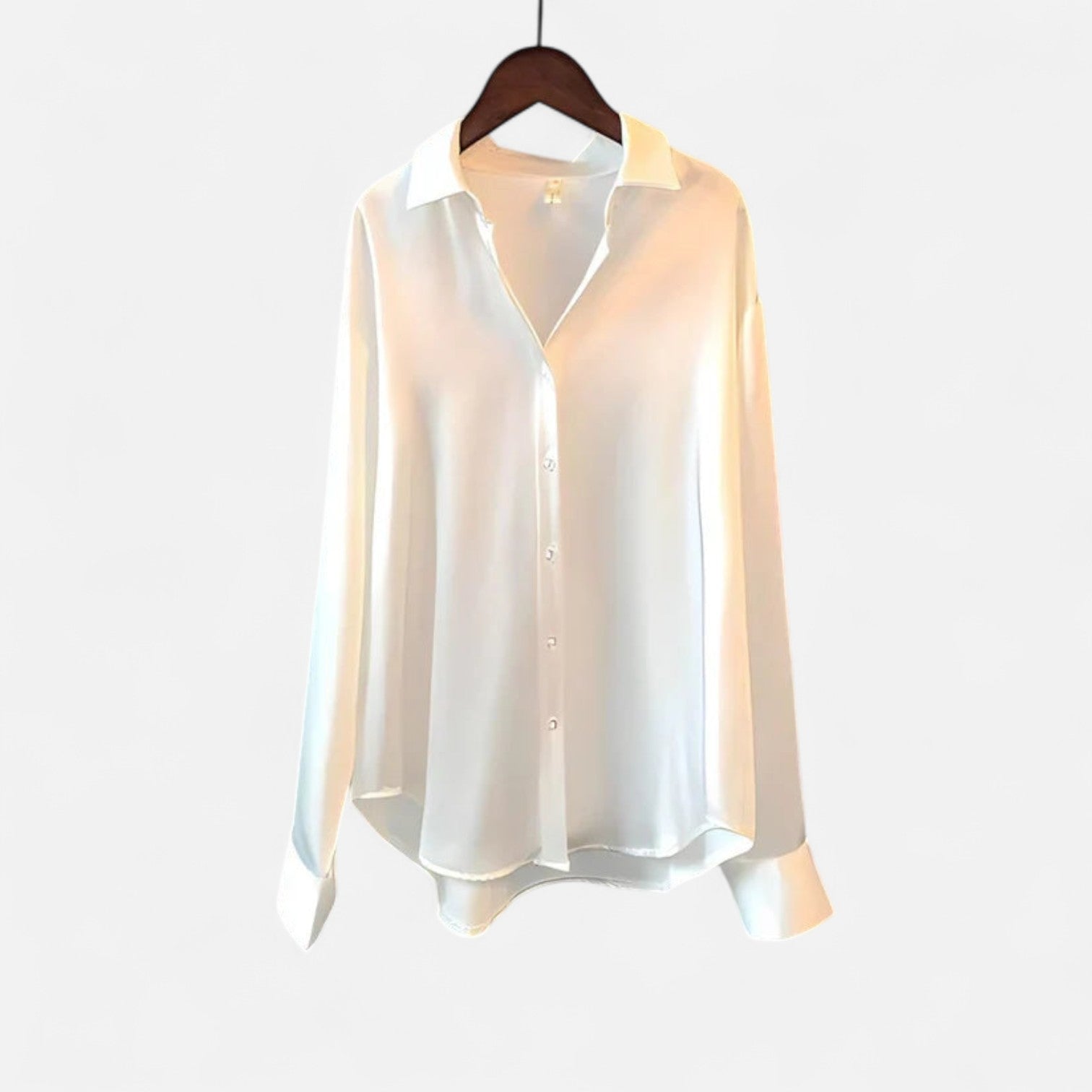 Ancienne Monde | Chemise en Soie pour Femme – Élégance Intemporelle au Fini Lumineux