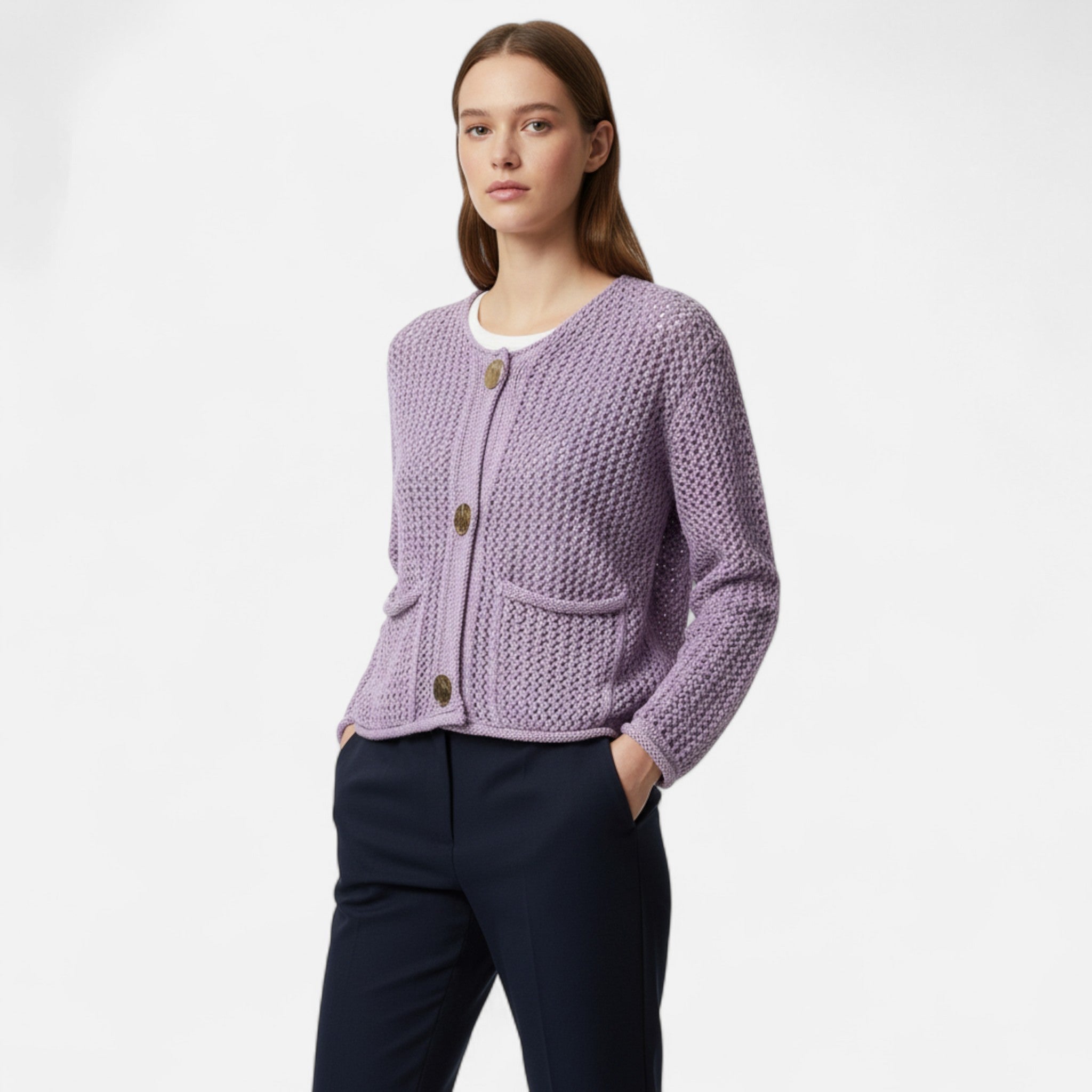 Ancienne Monde | Cardigan Long Boutonné Femme