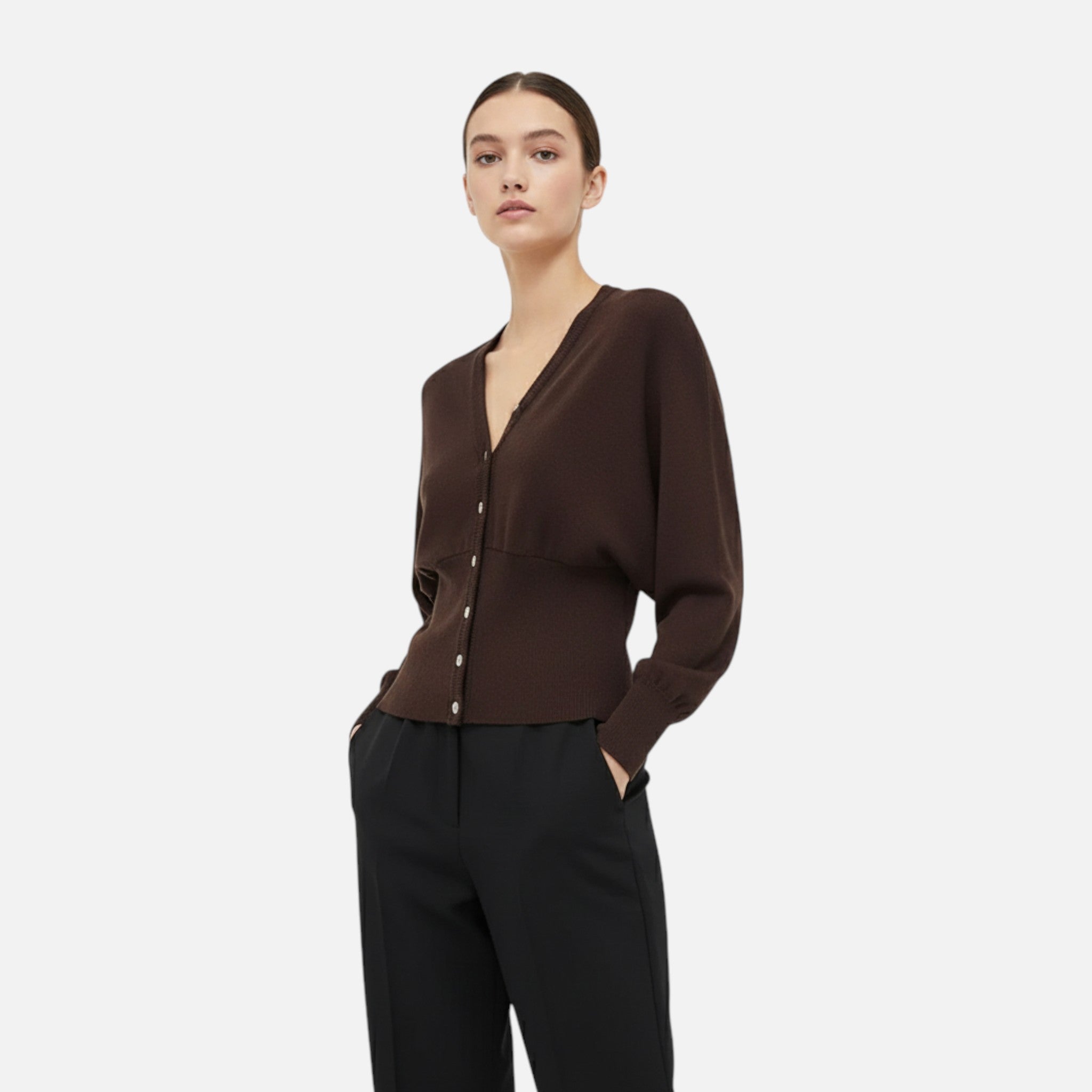 Ancienne Monde | Cardigan Col V Femme