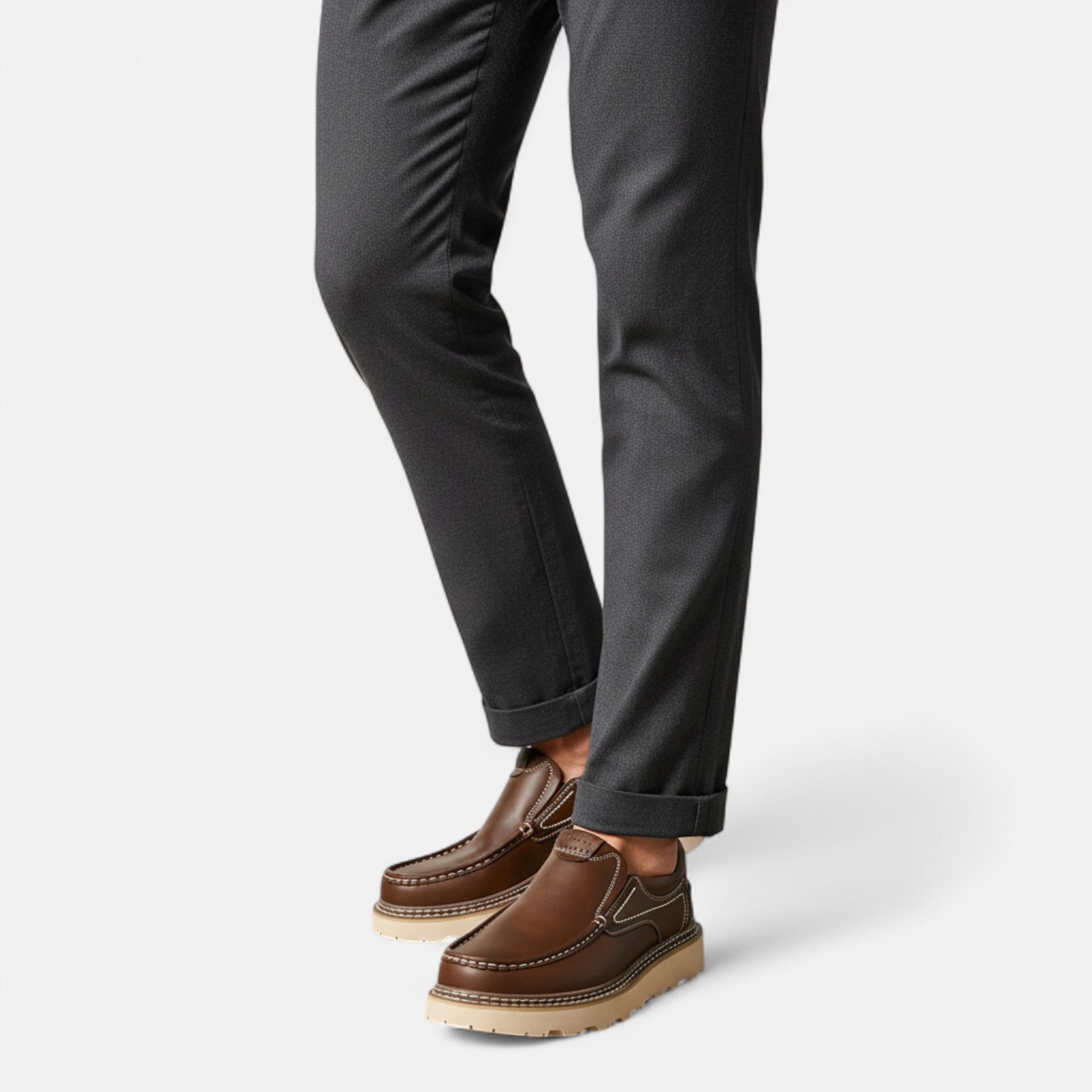 Ancienne Monde | Mocassins Homme Monza en Cuir Classique