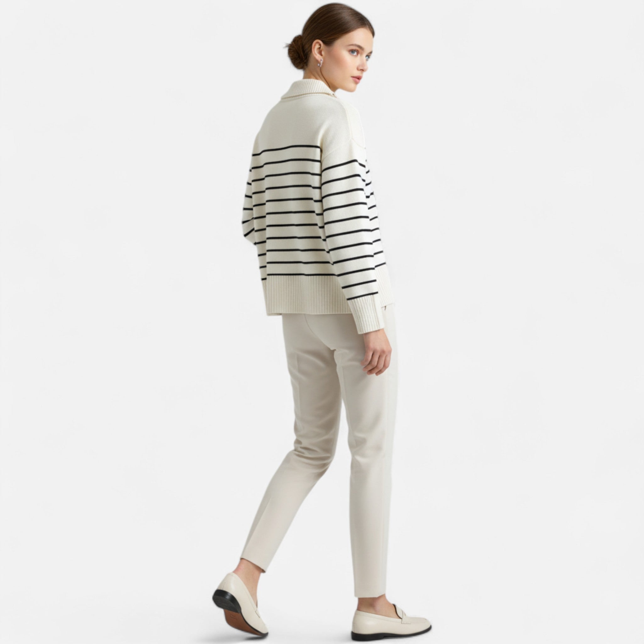 Ancienne Monde | Pull Femme Chic en Maille Élégante