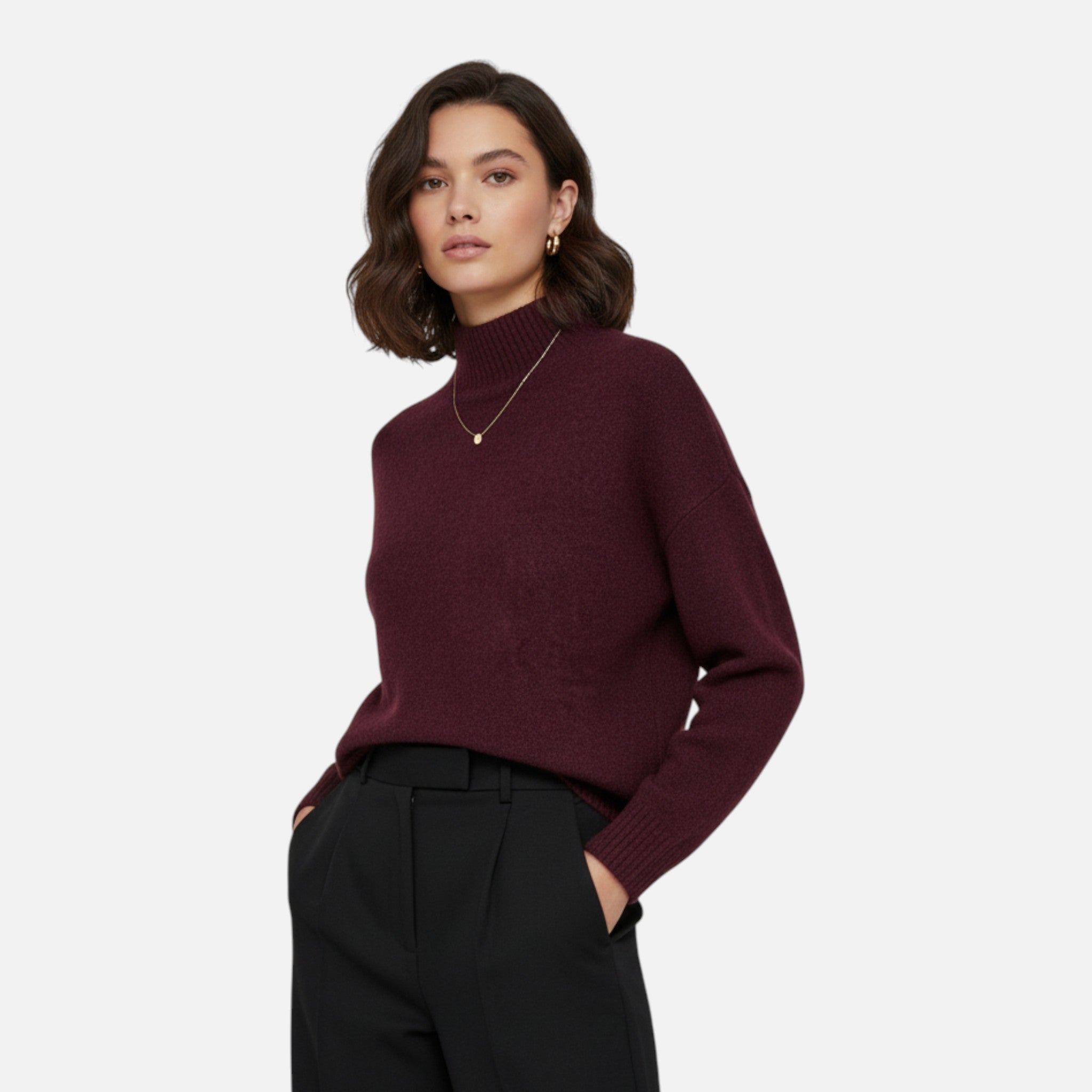 Ancienne Monde | Vintage női garbó pulóver