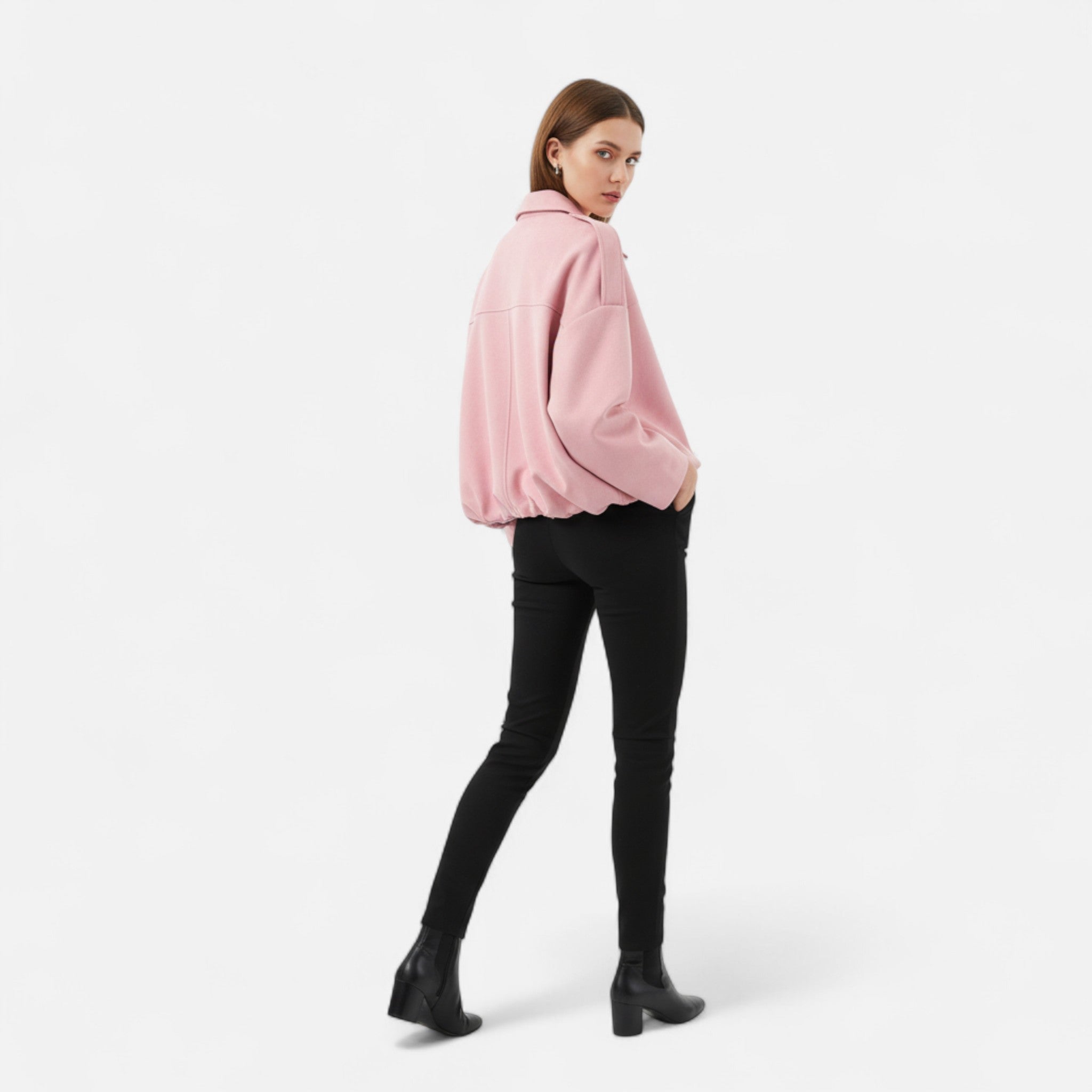 Ancienne Monde | Bomber Femme Oversize Vintage Chic
