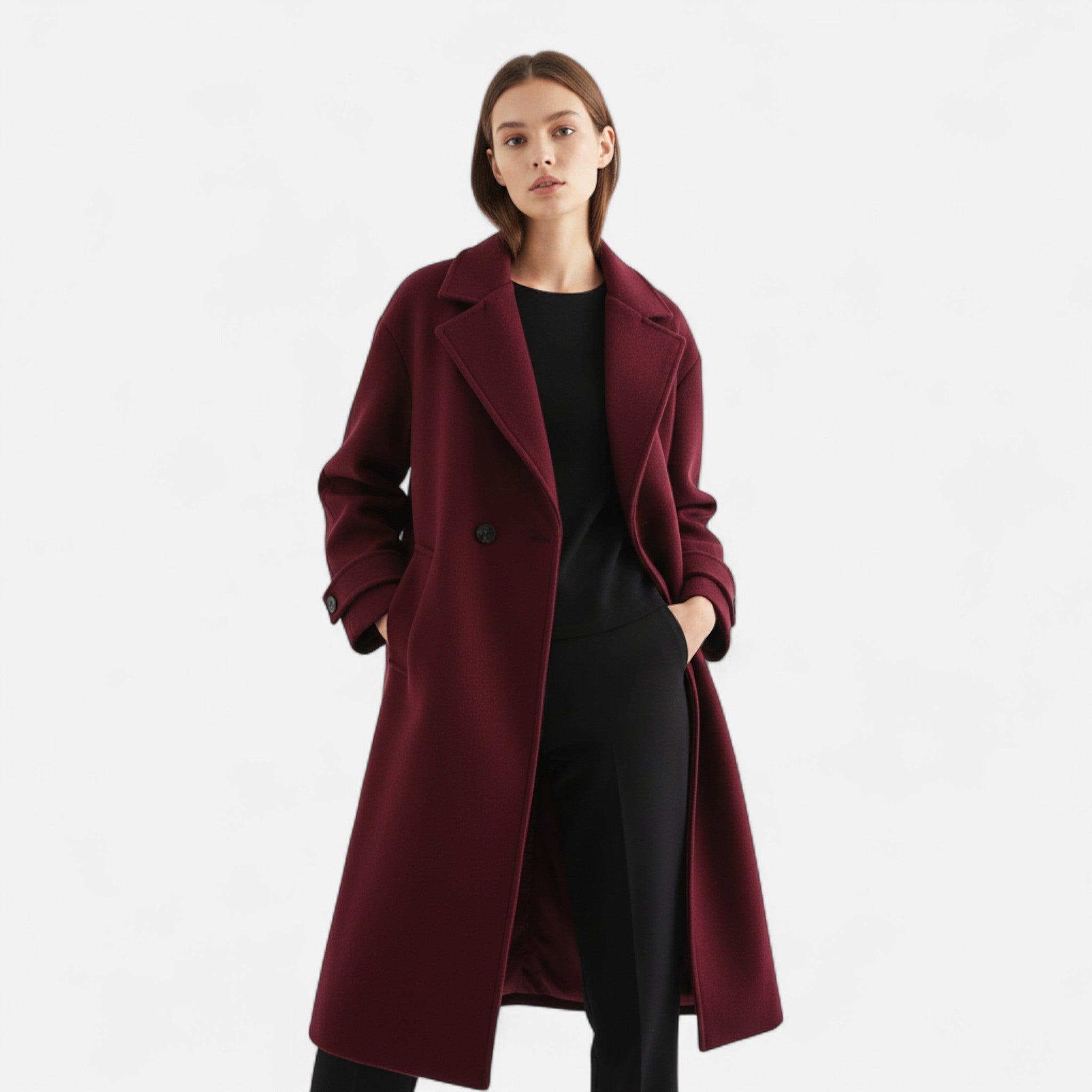 Ancienne Monde | Trench Classique Long Femme