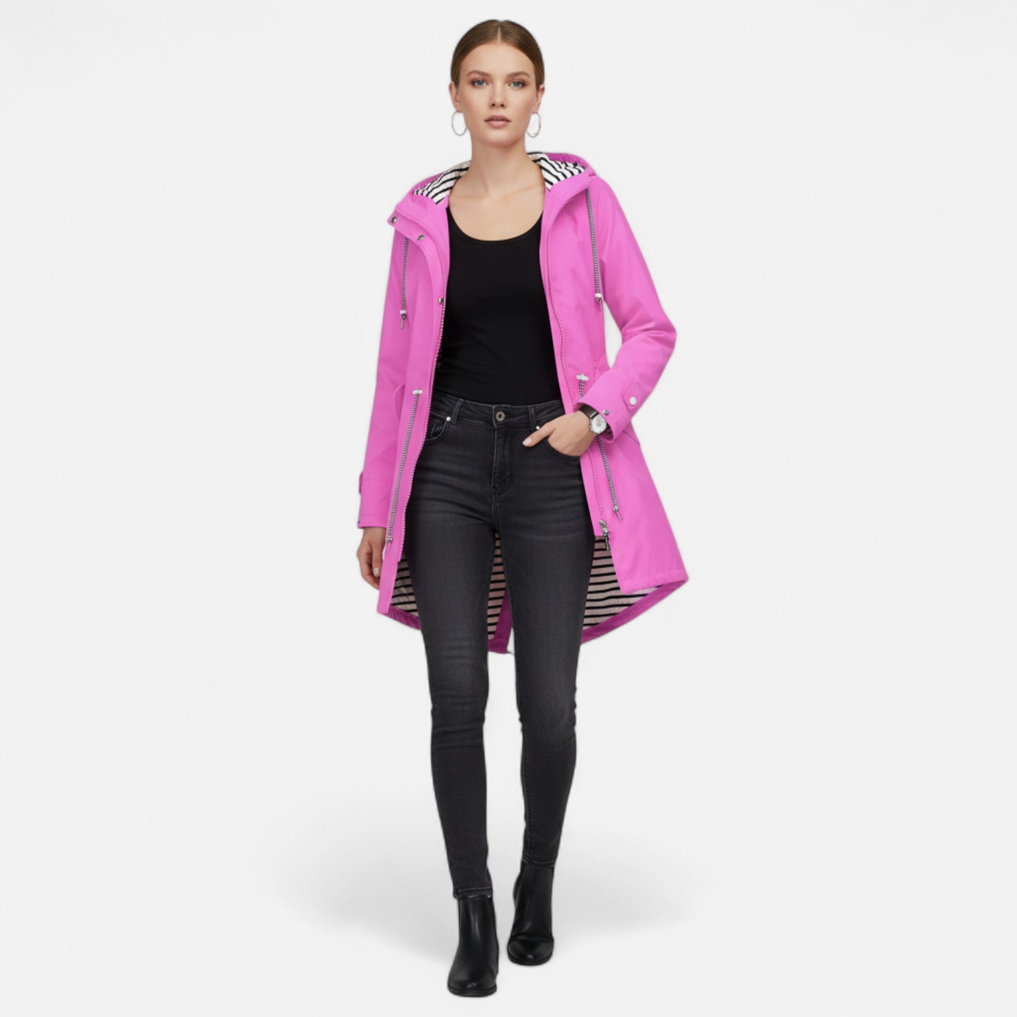 Ancienne Monde | Veste Femme Imperméable Élégance Intemporelle