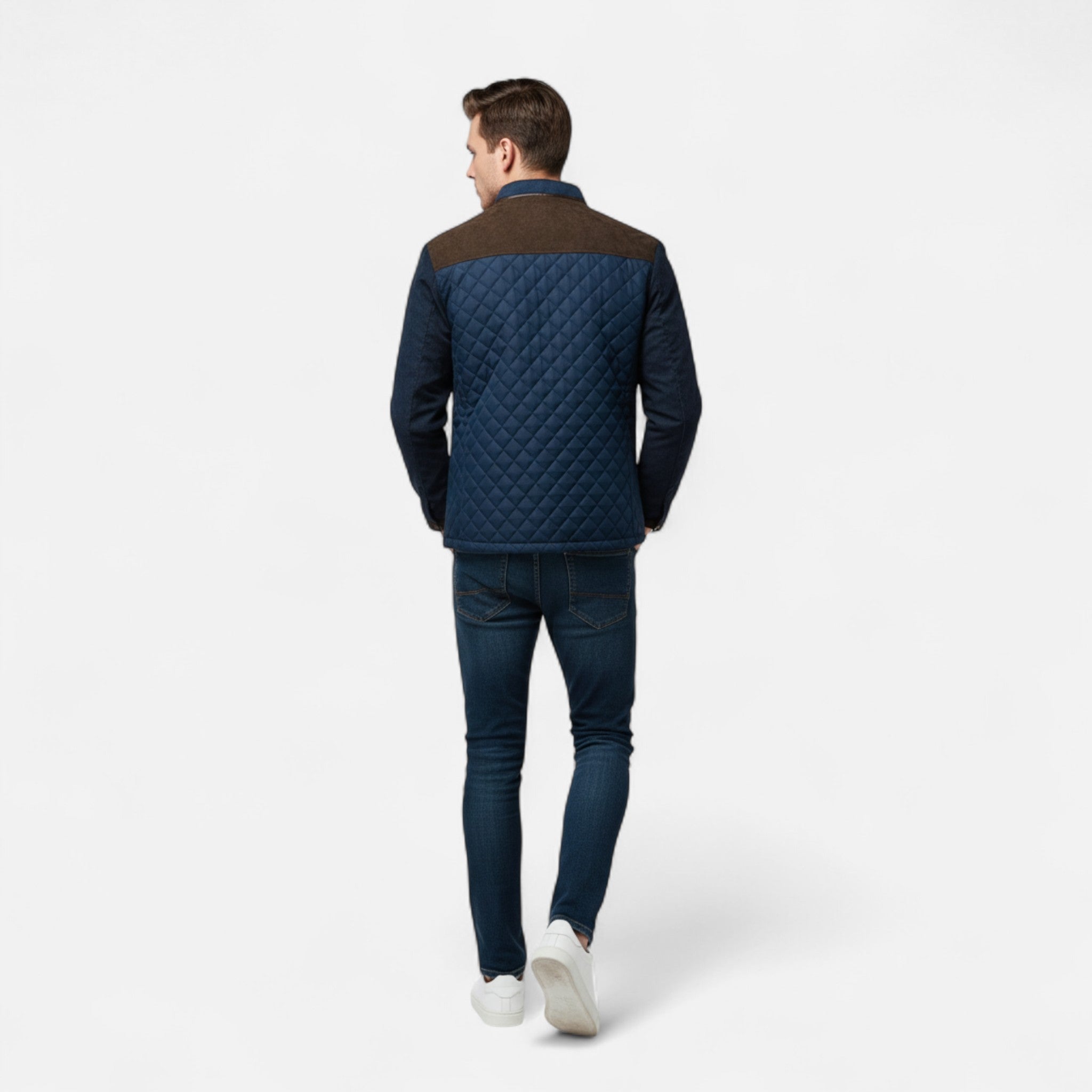 Ancienne Monde | Veste Homme Coupe-Vent Slim Élégance Moderne