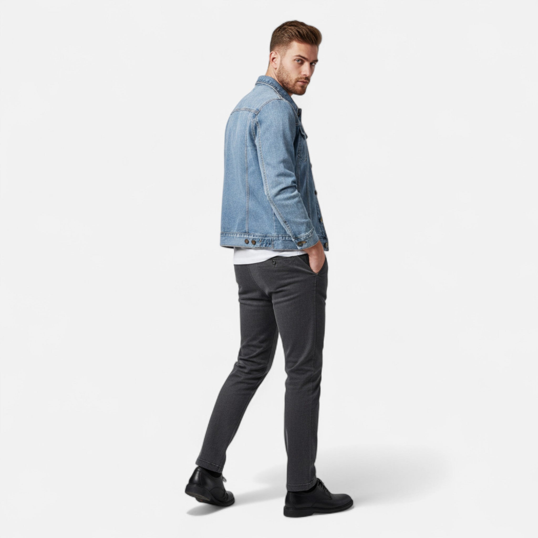 Ancienne Monde | Casaco Homem Ganga Slim Fit Vintage