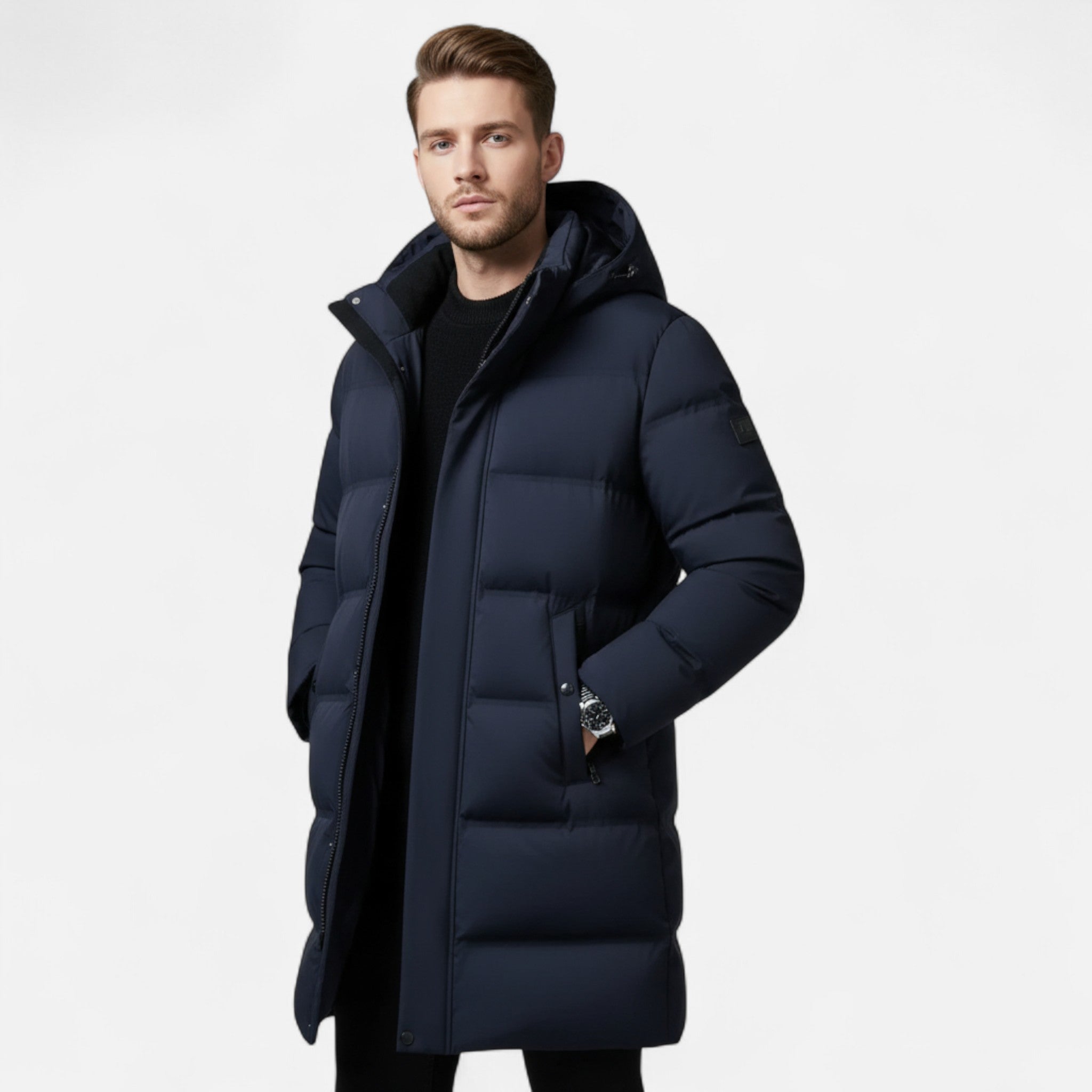 Ancienne Monde | Parka d’Hiver Premium pour Homme – Élégance Isolante à Capuche