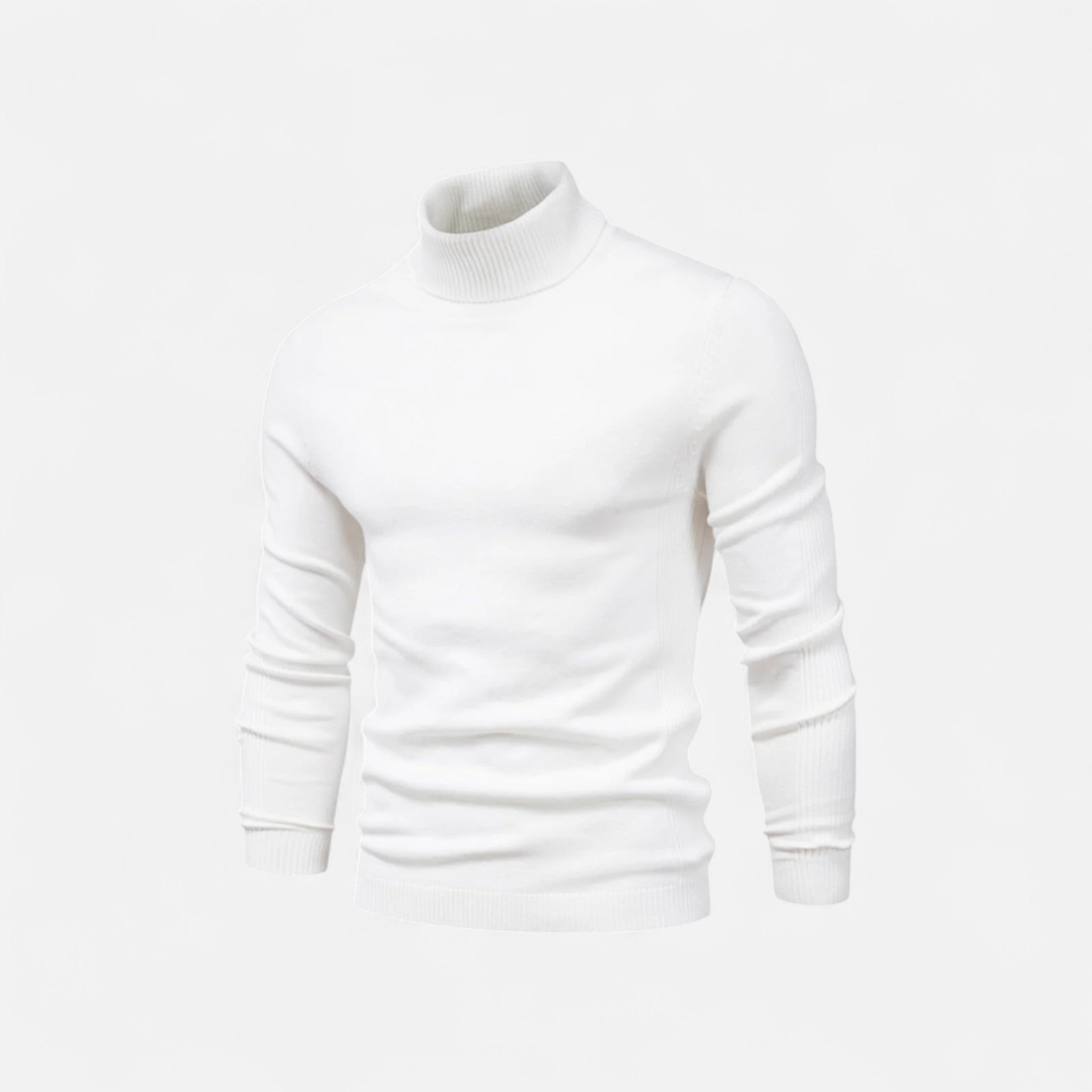 Ancienne Monde | Pull Col Roulé Homme en Coton Premium