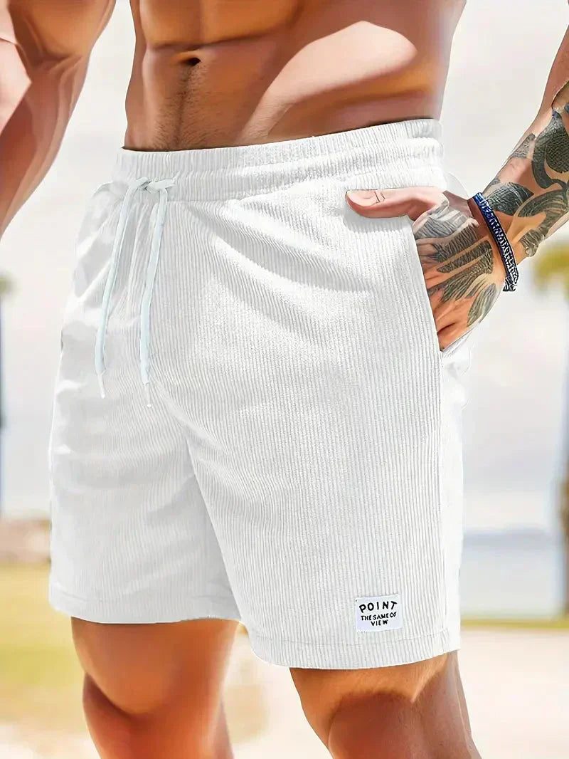 Pantalon Court En Velours Homme